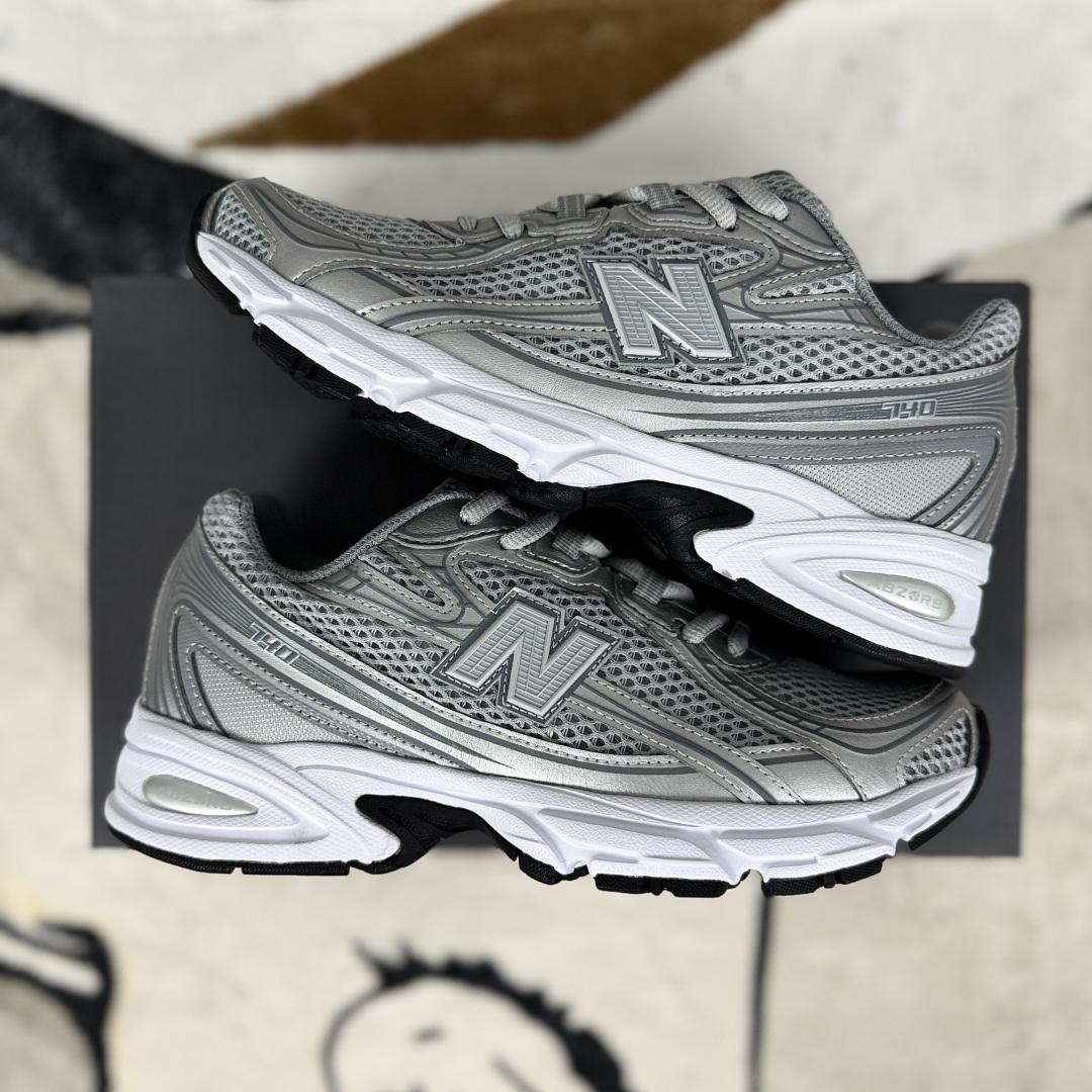 New Balance 740 Silver Running Shoes - Retro Style, Modern Comfort & Stability 9 cmp i1755280674901 5029 0 7