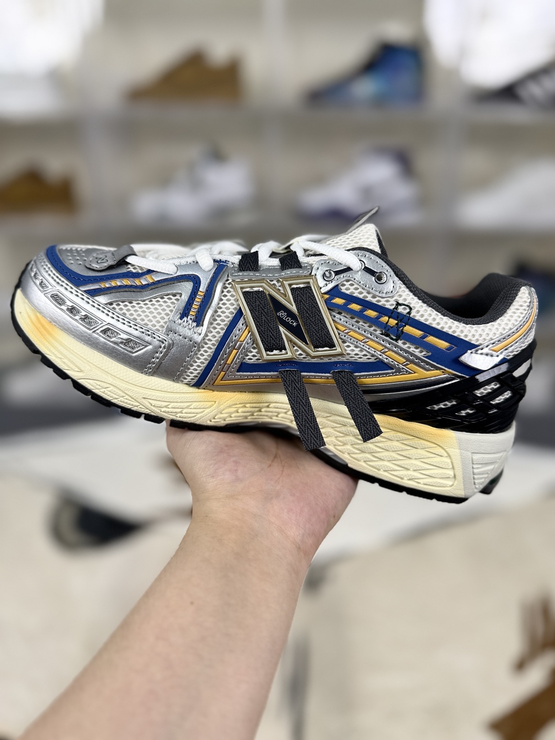 New Balance 1906R: Retro Tech Running Shoes - Black, White, Grey, Yellow, Blue 2 cmp i1755280750966 433 0 1