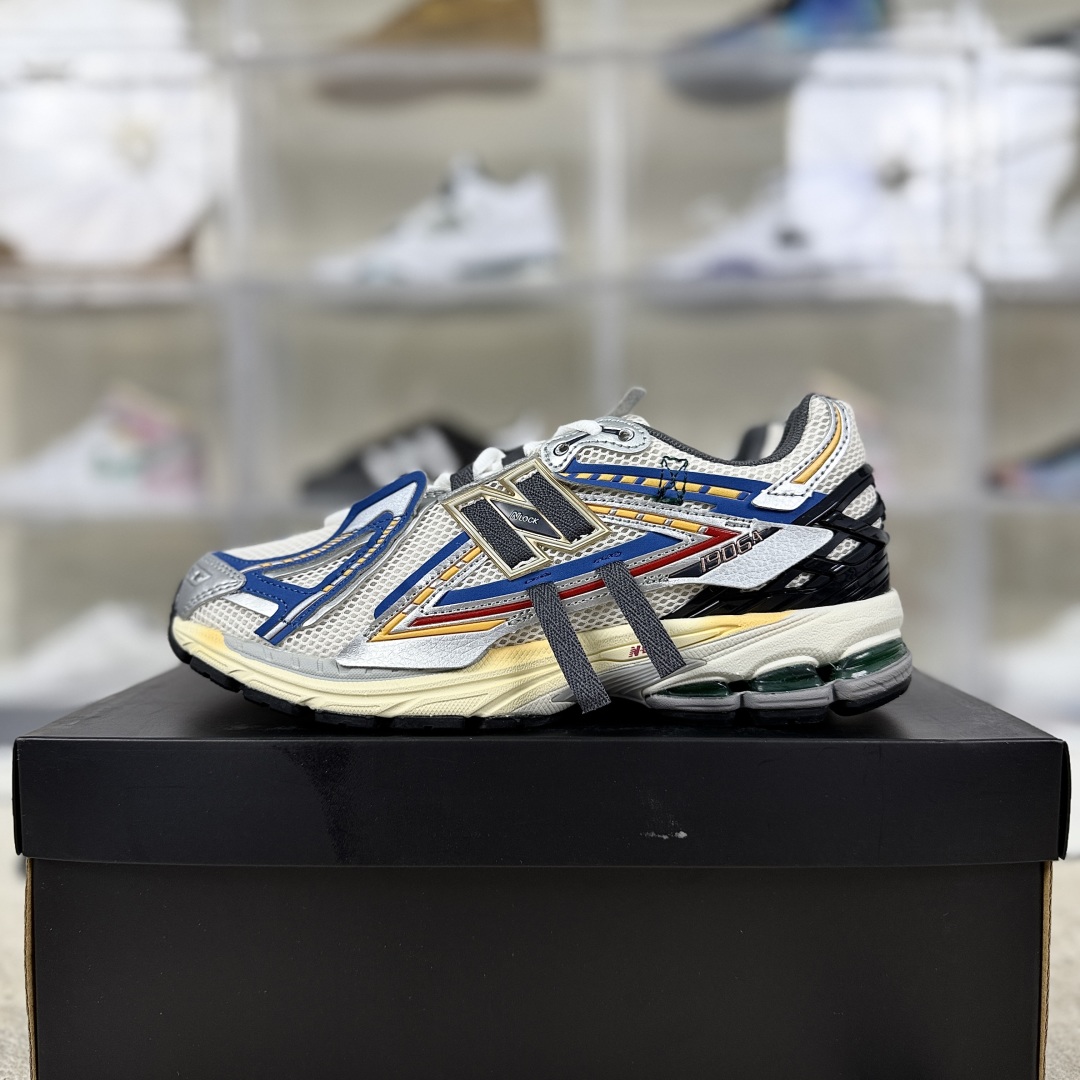 New Balance 1906R: Retro Tech Running Shoes - Black, White, Grey, Yellow, Blue 9 cmp i1755280771193 7268 0 8