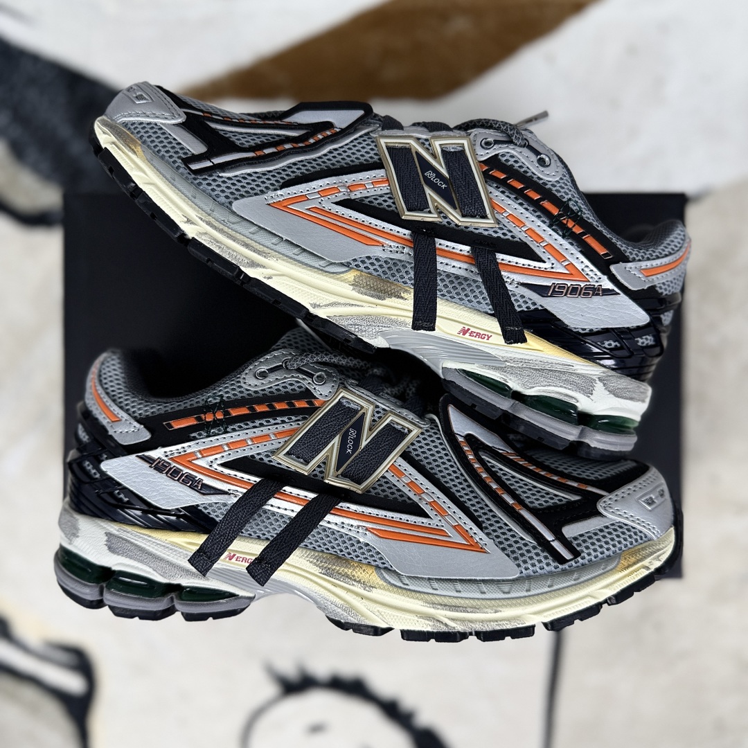 New Balance 1906R 'Hot Dog' Running Shoes - Black, Gray, Orange - Size 36-47 8 cmp i1755280806745 7662 0 7
