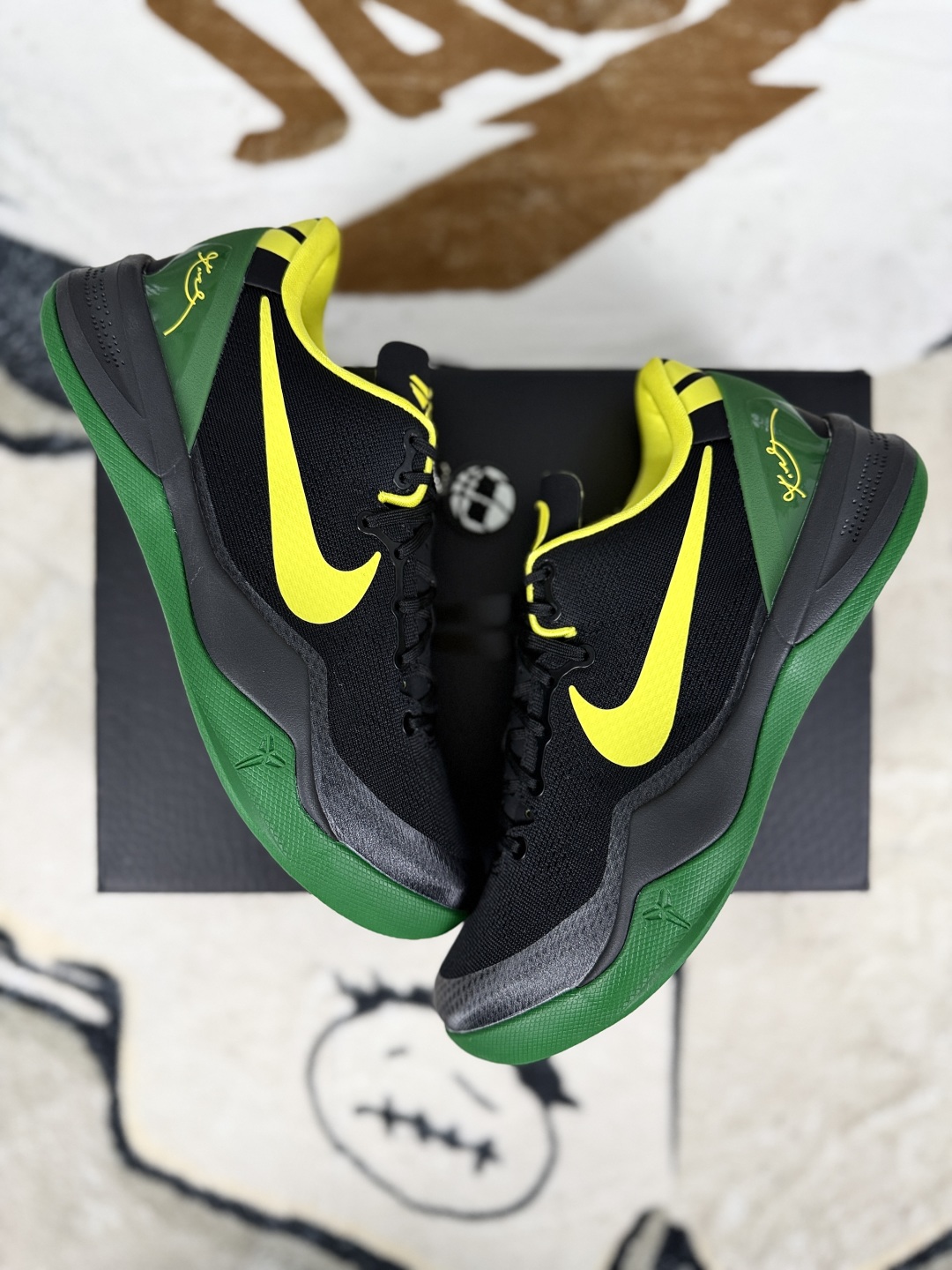 Nike Kobe 8 Oregon Ducks PE Basketball Shoes - Black/Green - Size 40-48.5 6 cmp i1755372510279 1204 0 6
