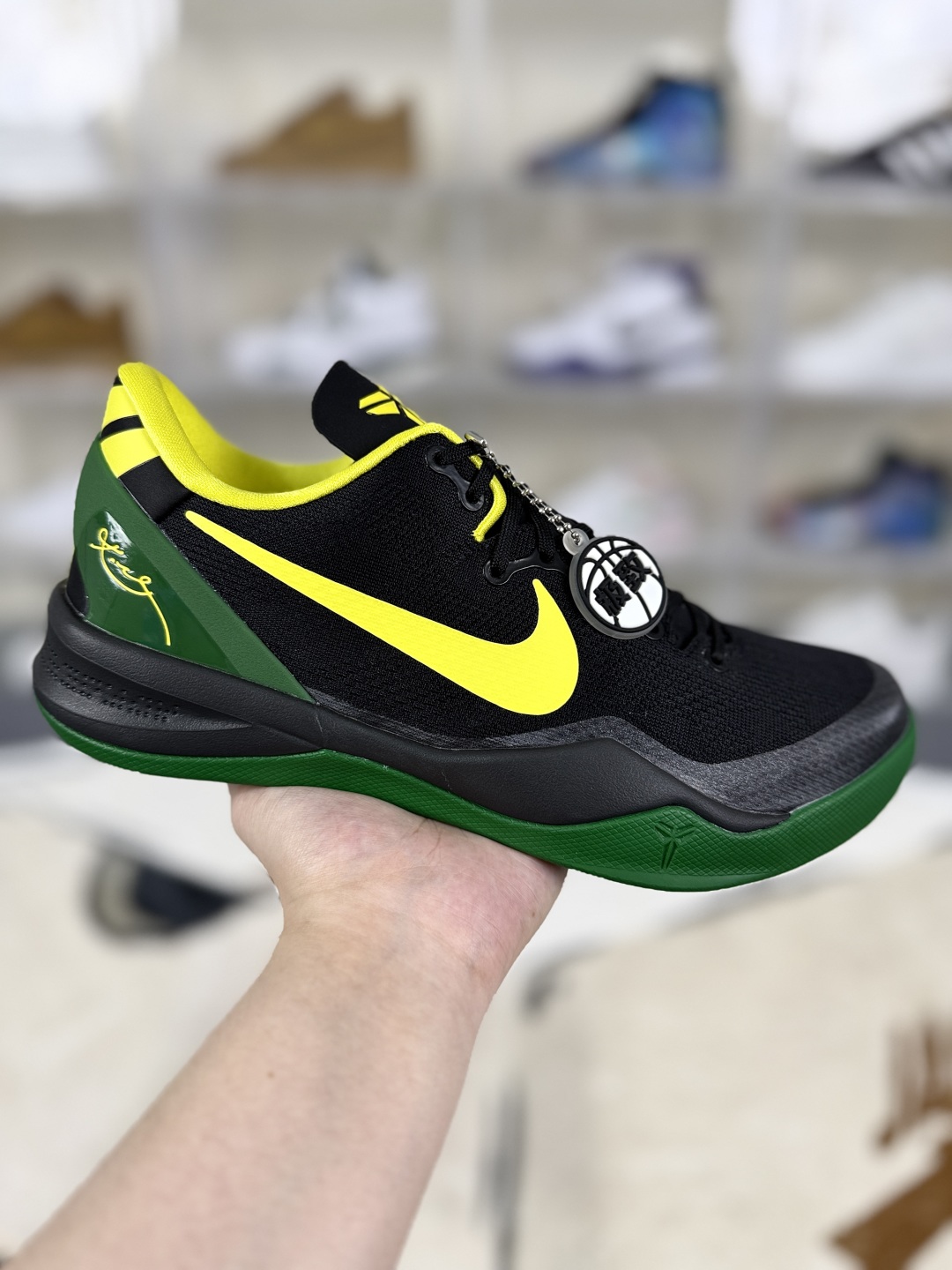 Nike Kobe 8 Oregon Ducks PE Basketball Shoes - Black/Green - Size 40-48.5 2 cmp i1755372525040 199 0 0