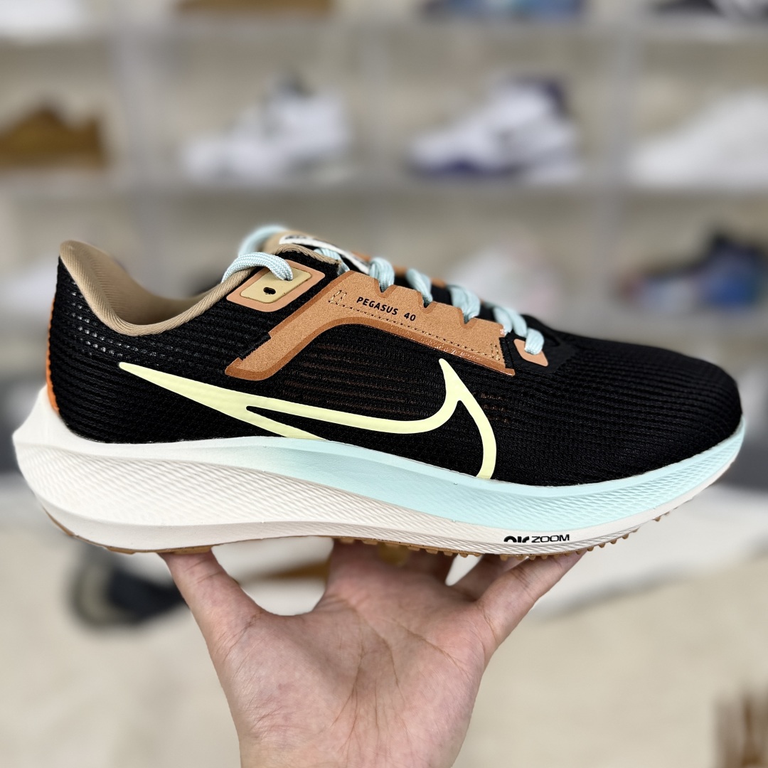 Nike Air Zoom Pegasus 40 Citron Tint Running Shoes - Black/Brown, Men's 7 cmp i1755372554147 7599 0 5