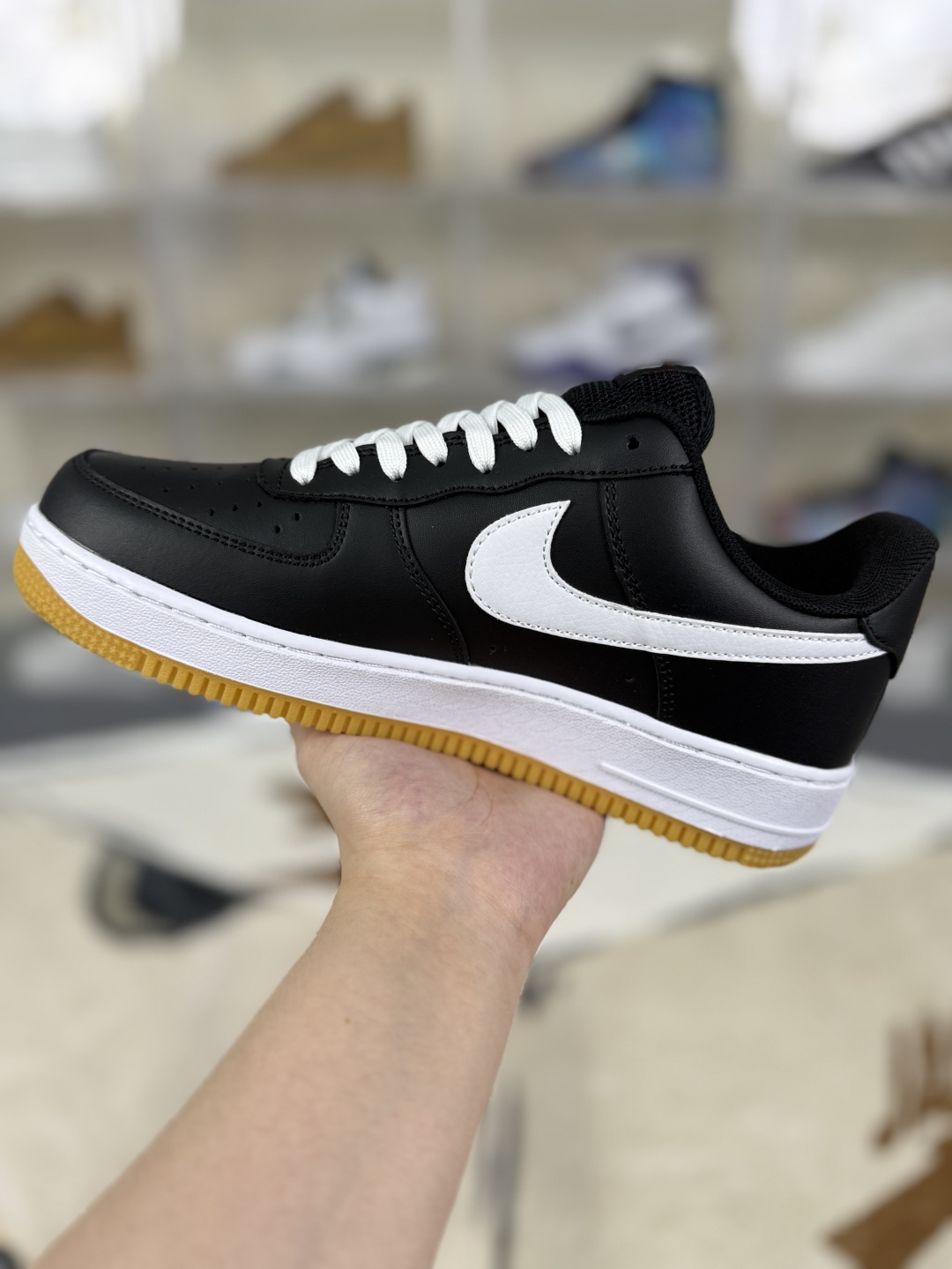 Nike Air Force 1 Low 'Anthracite' Black White Gum Bottom Cushioned Sneakers 2 cmp i1755456395647 6202 0 1
