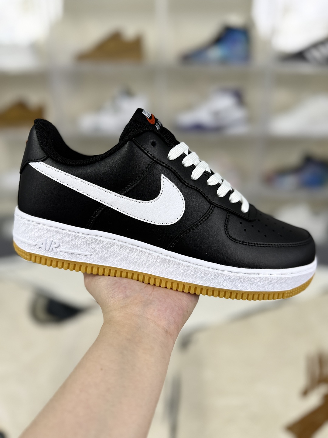 Nike Air Force 1 Low 'Anthracite' Black White Gum Bottom Cushioned Sneakers 1 cmp i1755456559799 8588 0 0