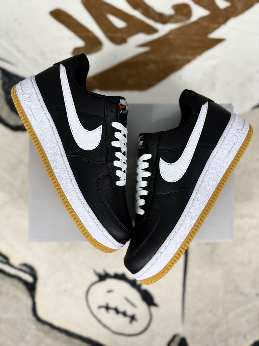 Nike Air Force 1 Low 'Anthracite' Black White Gum Bottom Cushioned Sneakers 5 cmp i1755456559808 8867 0 6