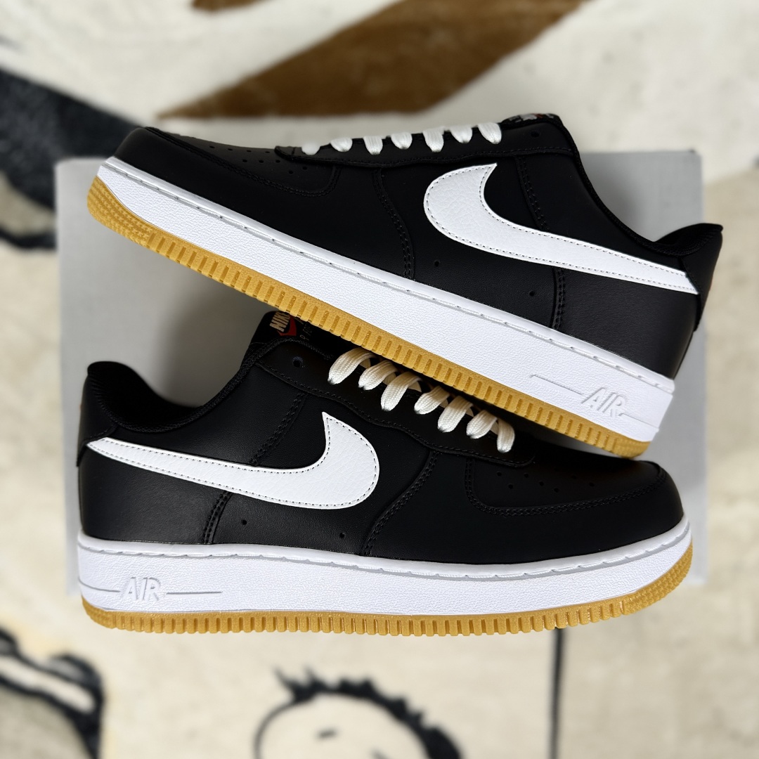 Nike Air Force 1 Low 'Anthracite' Black White Gum Bottom Cushioned Sneakers 8 cmp i1755456559815 1245 0 7