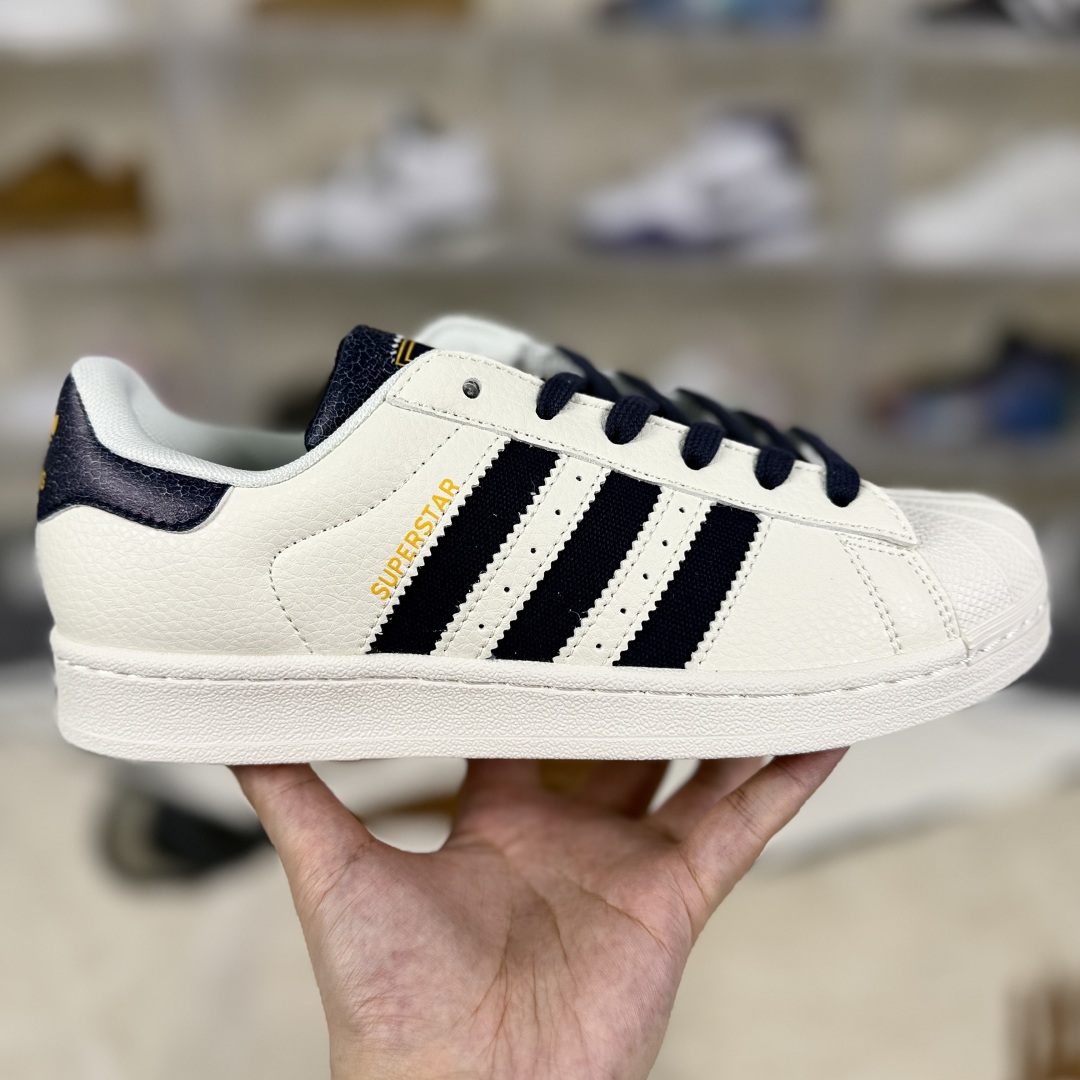 Adidas Originals Superstar Classic Low-Top Sneakers - Unisex White/Blue Edition 8 cmp i1755541876802 1844 0 5