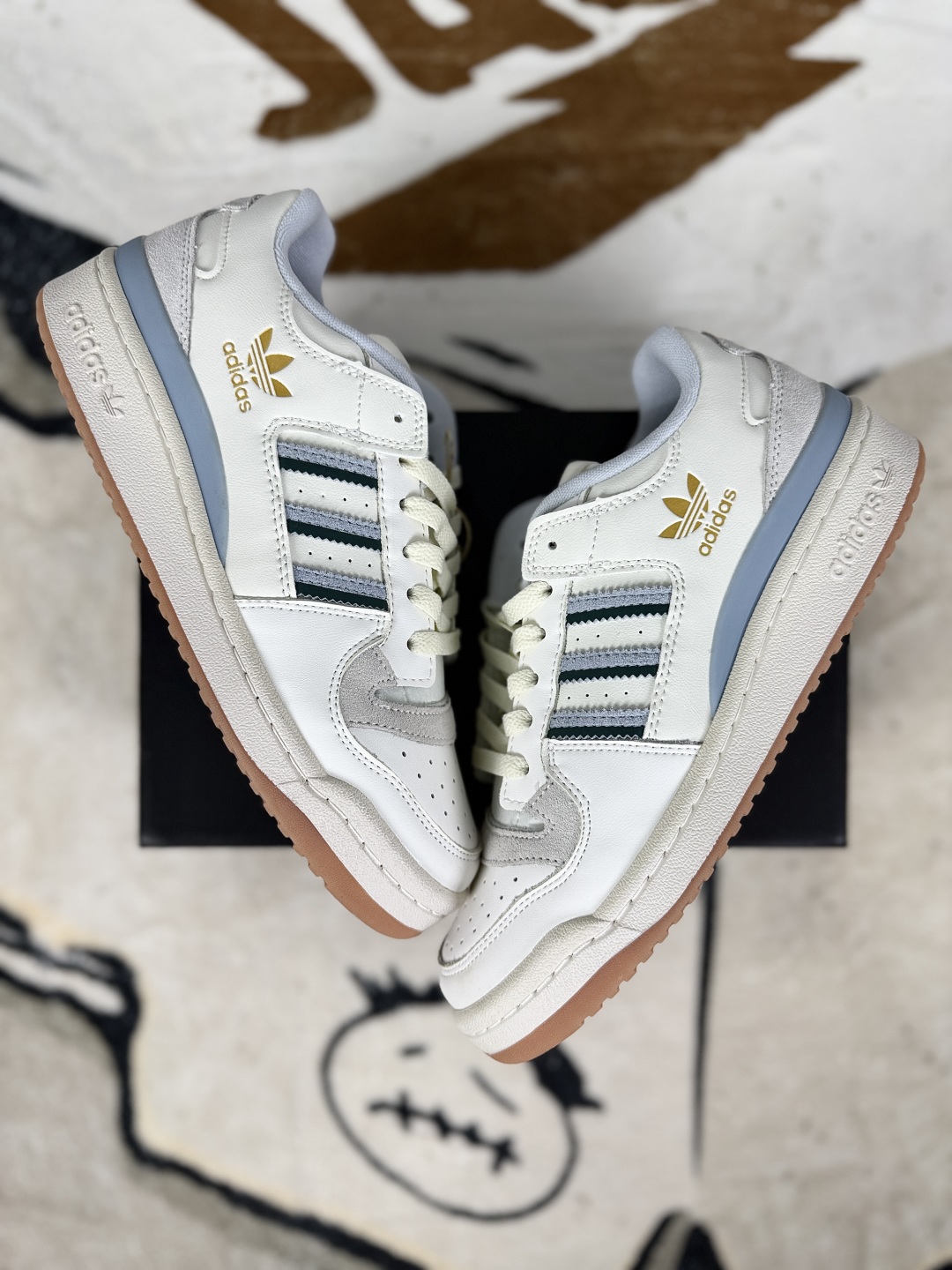 Adidas Originals Forum 84 Low-Top Sneakers - White/Gray/Blue - Unisex 8 cmp i1755627692935 6202 0 6