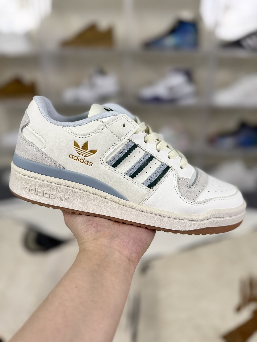 Adidas Originals Forum 84 Low-Top Sneakers - White/Gray/Blue - Unisex 2 cmp i1755627692973 462 0 0