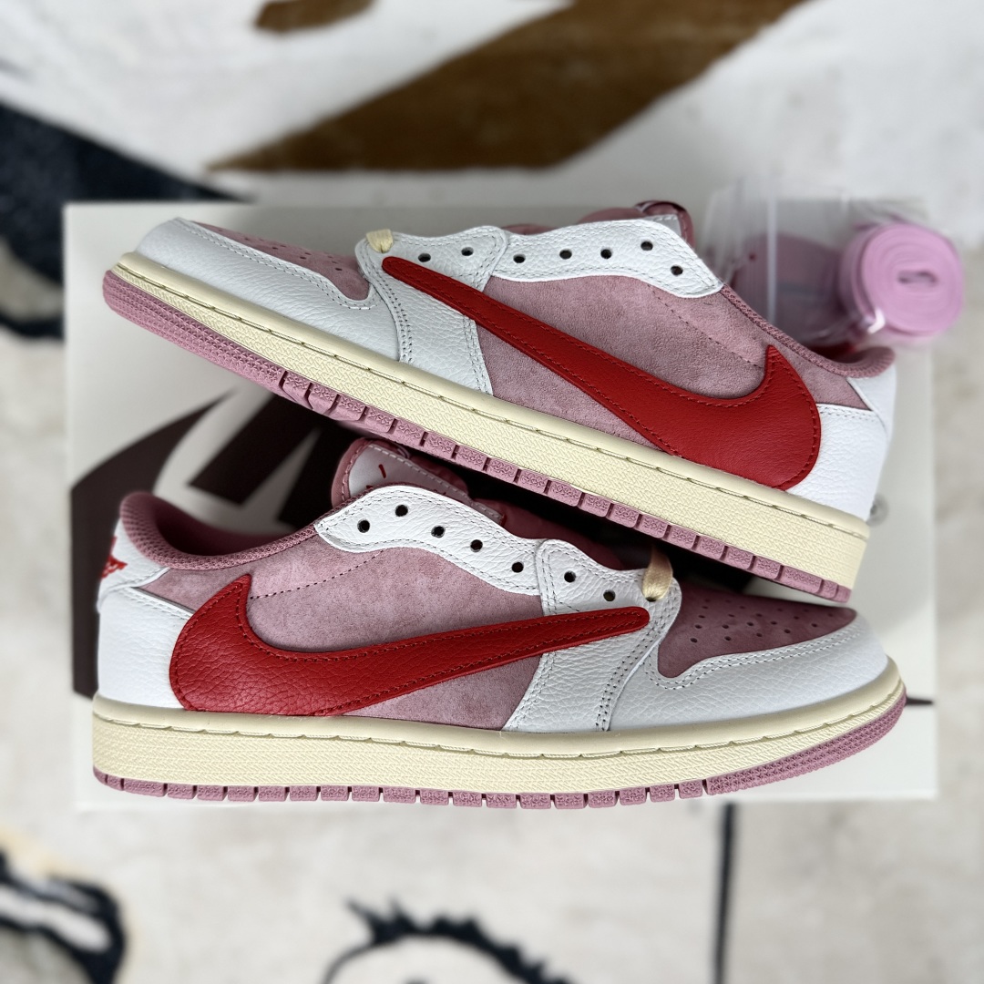 Travis Scott x Air Jordan 1 Low 'Pink Valentine' Edition Sneakers 21 cmp i1755627698279 7874 0 7