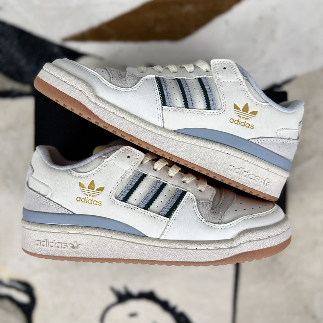Adidas Originals Forum 84 Low-Top Sneakers - White/Gray/Blue - Unisex 9 cmp i1755627876703 3743 0 7