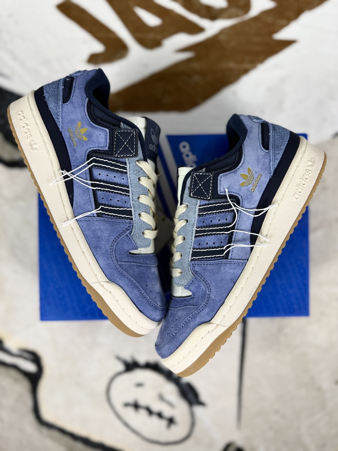 Adidas Originals Forum 84 Low-Top Sneakers - Denim Blue, Unisex, Durable 6 cmp i1755627934576 9707 0 6