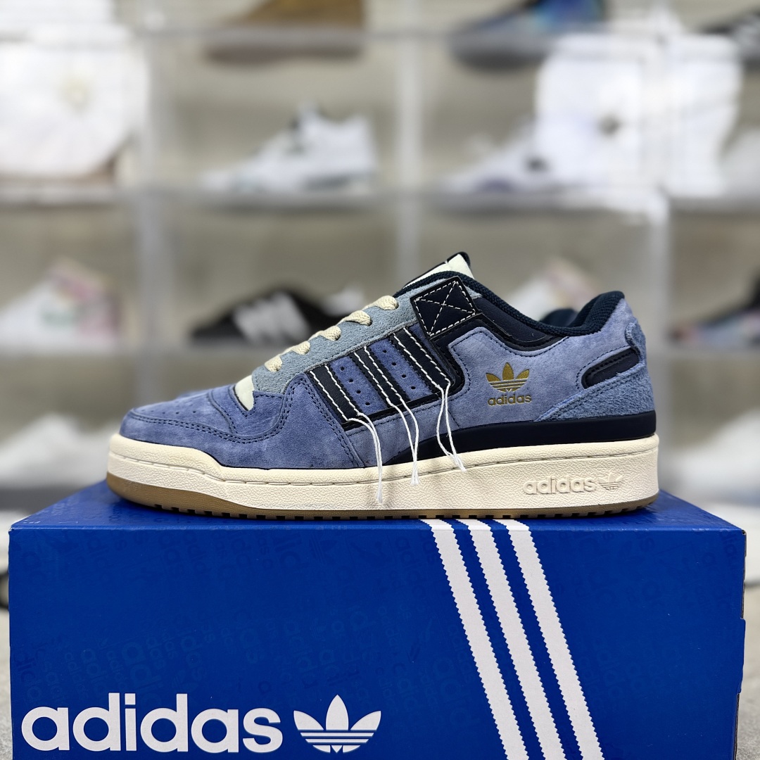 Adidas Originals Forum 84 Low-Top Sneakers - Denim Blue, Unisex, Durable 10 cmp i1755628208585 8458 0 8