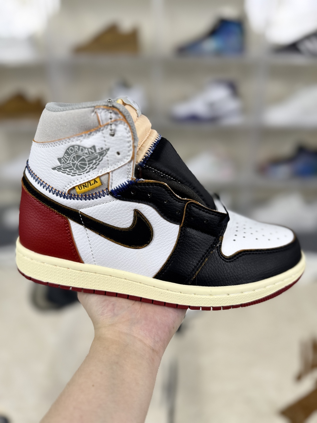 Union x Air Jordan 1 Retro High NRG Black White Red Leather Sneakers 1 cmp i1755712590713 2875 0 0