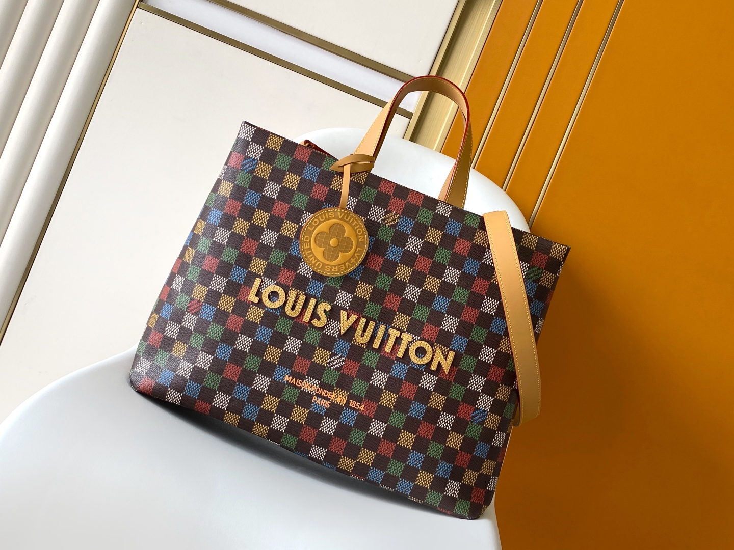 Louis Vuitton Shopper Tote Damier Ebene Multicolor - Bolso de Mano