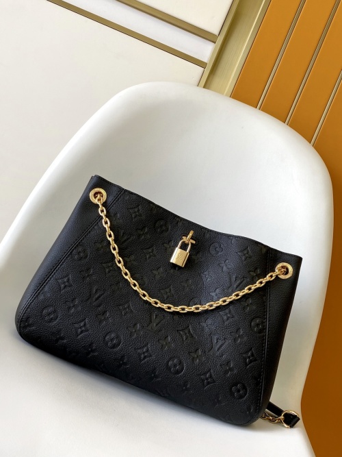 Louis Vuitton Anytime Monogram Empreinte Leather Small Handbag - Black 1 Louis Vuitton Anytime Monogram Empreinte Leather Small Handbag - Black