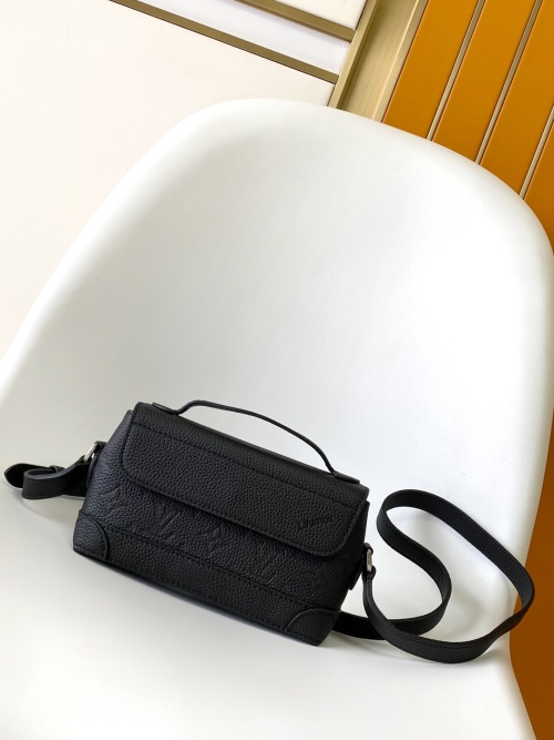 Louis Vuitton Steamer East West Mini Bag Monogram Taurillon Leather Black 1 Louis Vuitton Steamer East West Mini Bag Monogram Taurillon Leather Black
