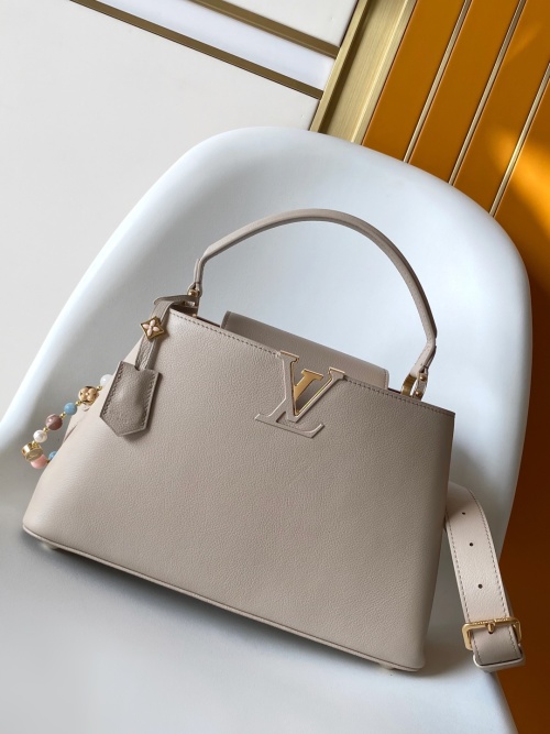Louis Vuitton Capucines Souple Medium Bag - Elegant Leather Handbag 1 Louis Vuitton Capucines Souple Medium Bag - Elegant Leather Handbag