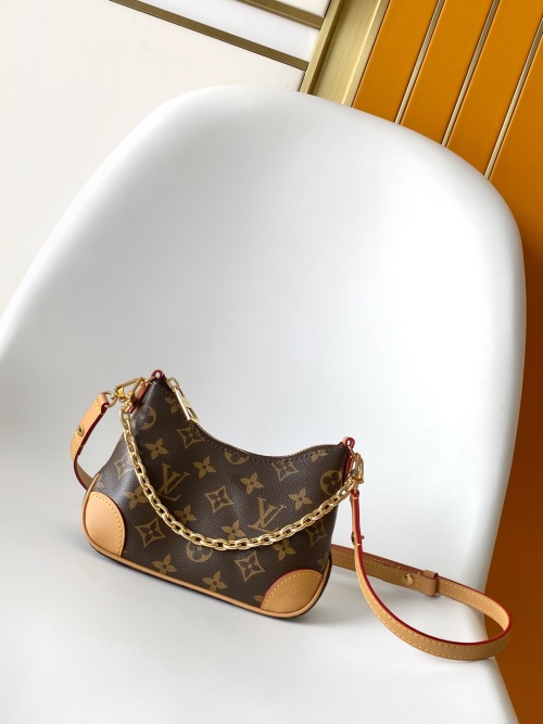 Louis Vuitton Boulogne Mini Monogram Canvas Shoulder Bag,20 x 14.5 x 7 cm 1 Louis Vuitton Boulogne Mini Monogram Canvas Shoulder Bag,20 x 14.5 x 7 cm