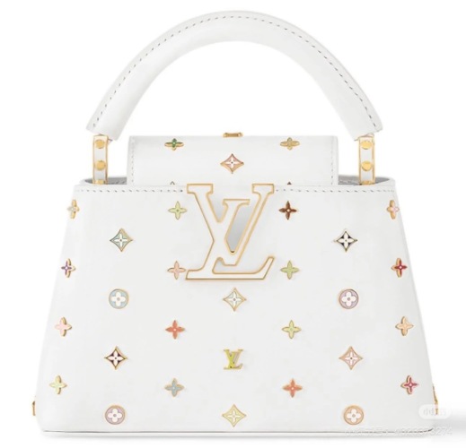 Louis Vuitton x Murakami Takashi Capucines White Taurillon Leather Handbag 1 Louis Vuitton x Murakami Takashi Capucines White Taurillon Leather Handbag