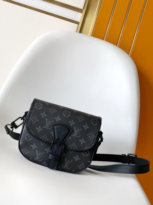 Louis Vuitton Montsouris Small Monogram Macassar Canvas Messenger Bag 1 Louis Vuitton Montsouris Small Monogram Macassar Canvas Messenger Bag