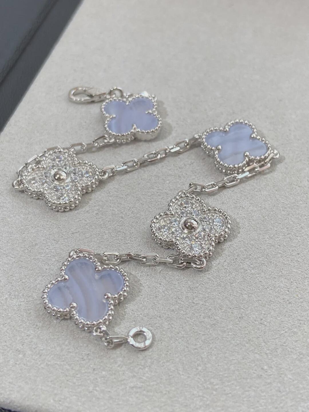 梵克雅宝 Van Cleef & Arpels 高定典藏经典高奢皮具手袋托特包斜挎包女包 #4DF44145 6