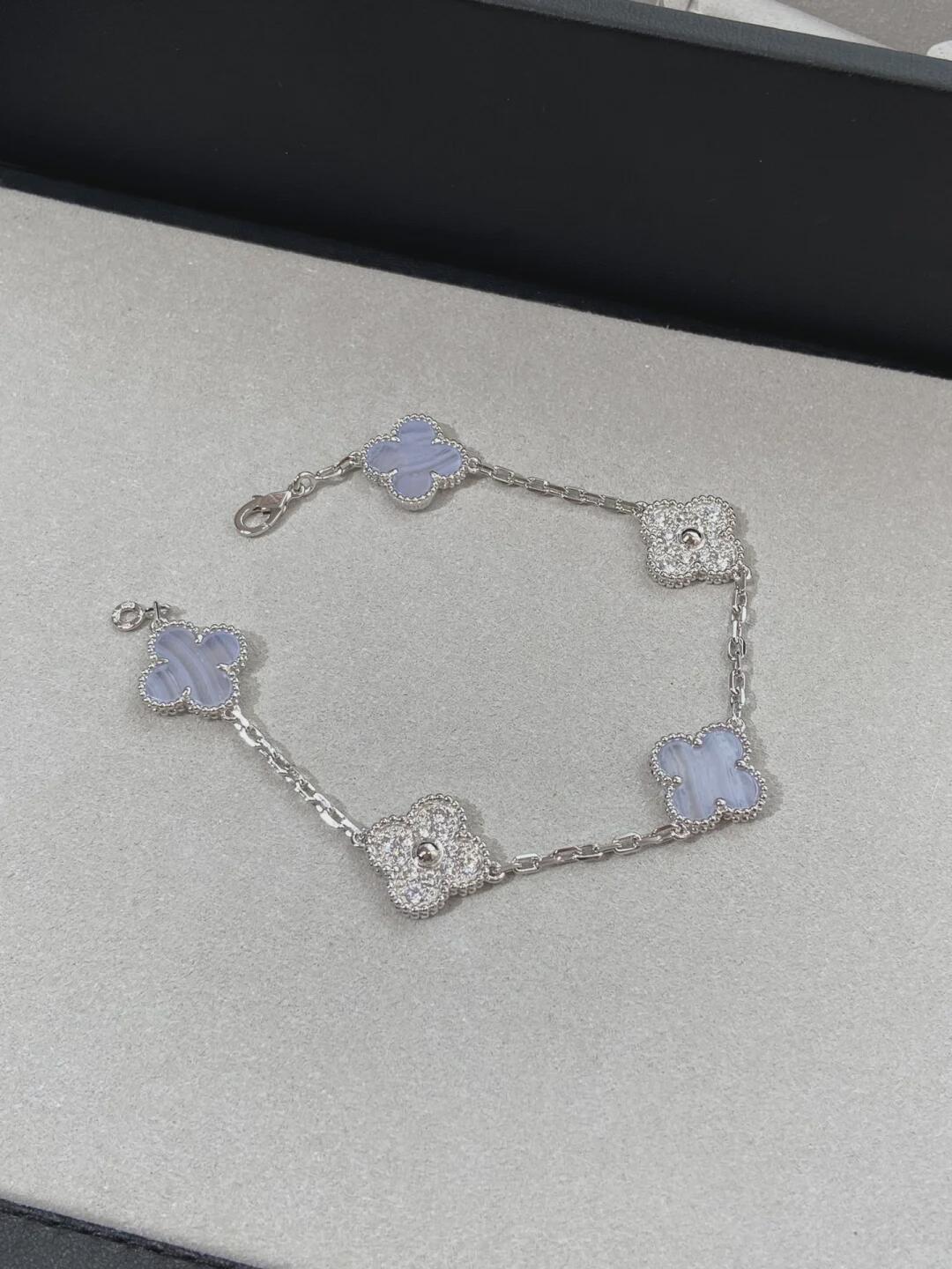 梵克雅宝 Van Cleef & Arpels 高定典藏经典高奢皮具手袋托特包斜挎包女包 #4DF44145 4