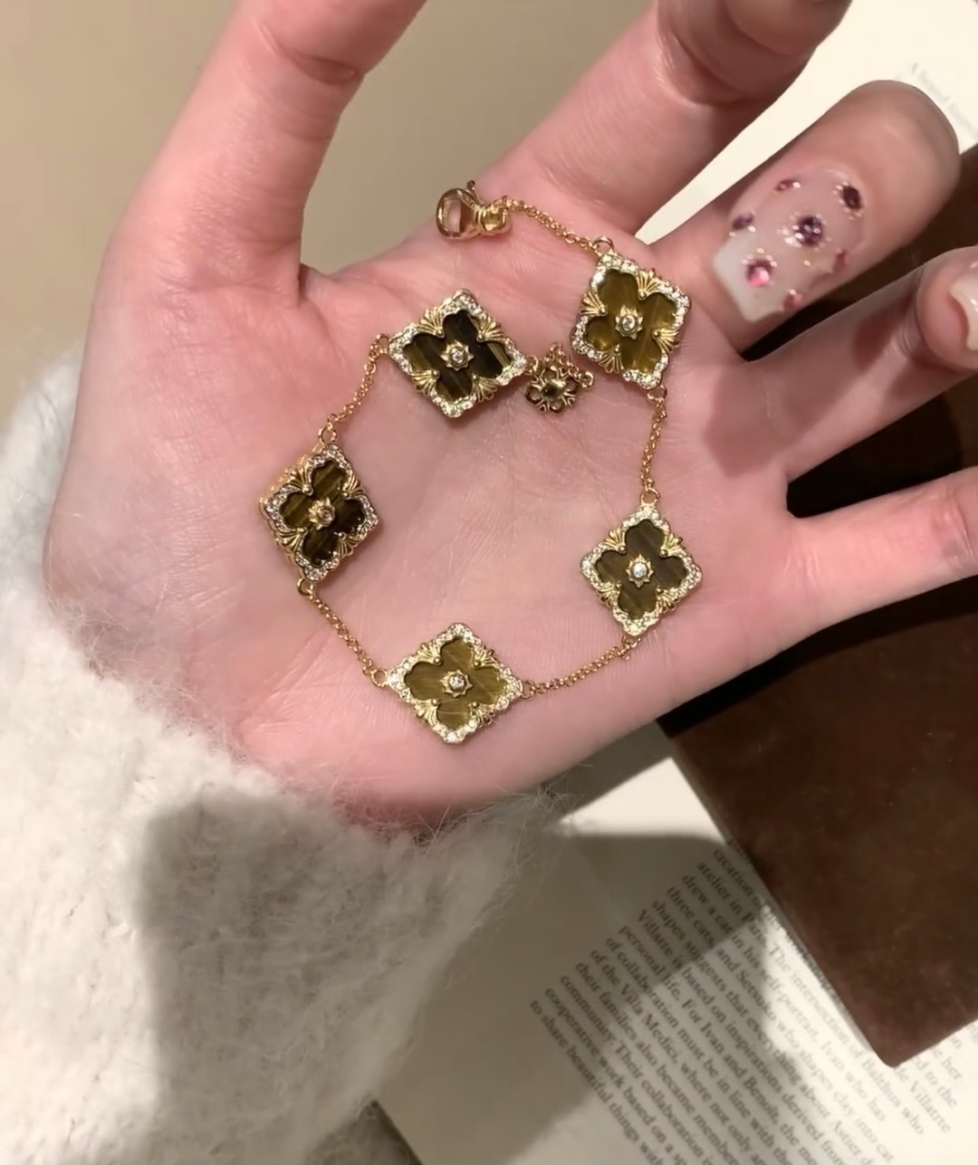P775 V GOLD-TO-MIXER BUCHILATI EYE-BRUSHED BRACELETS - 图片 6