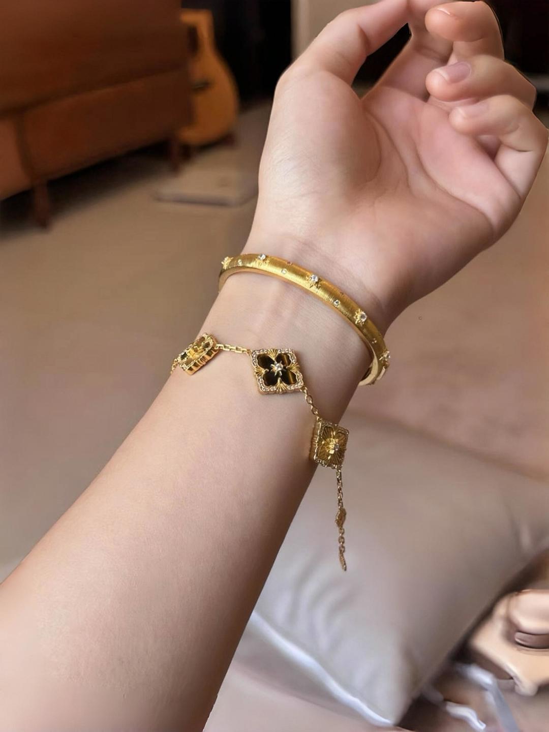 P775 V GOLD-TO-SPEECH BUCHILATI TIGER EYEBALLS - 图片 1
