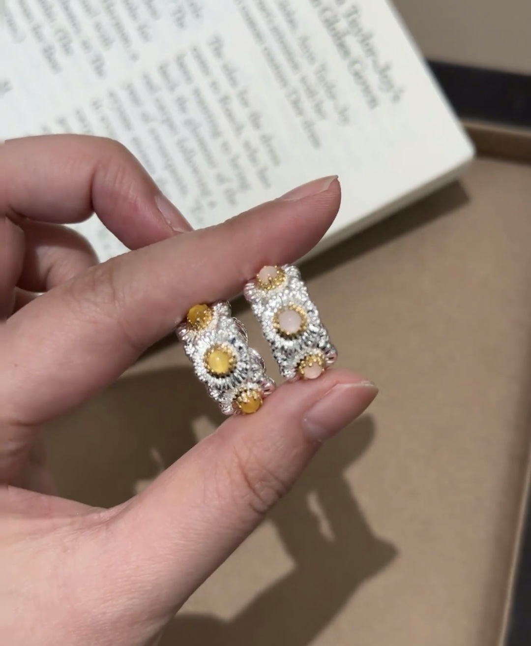 ¥380 V GOLD BUTCHLATI SILVER RING - 图片 2
