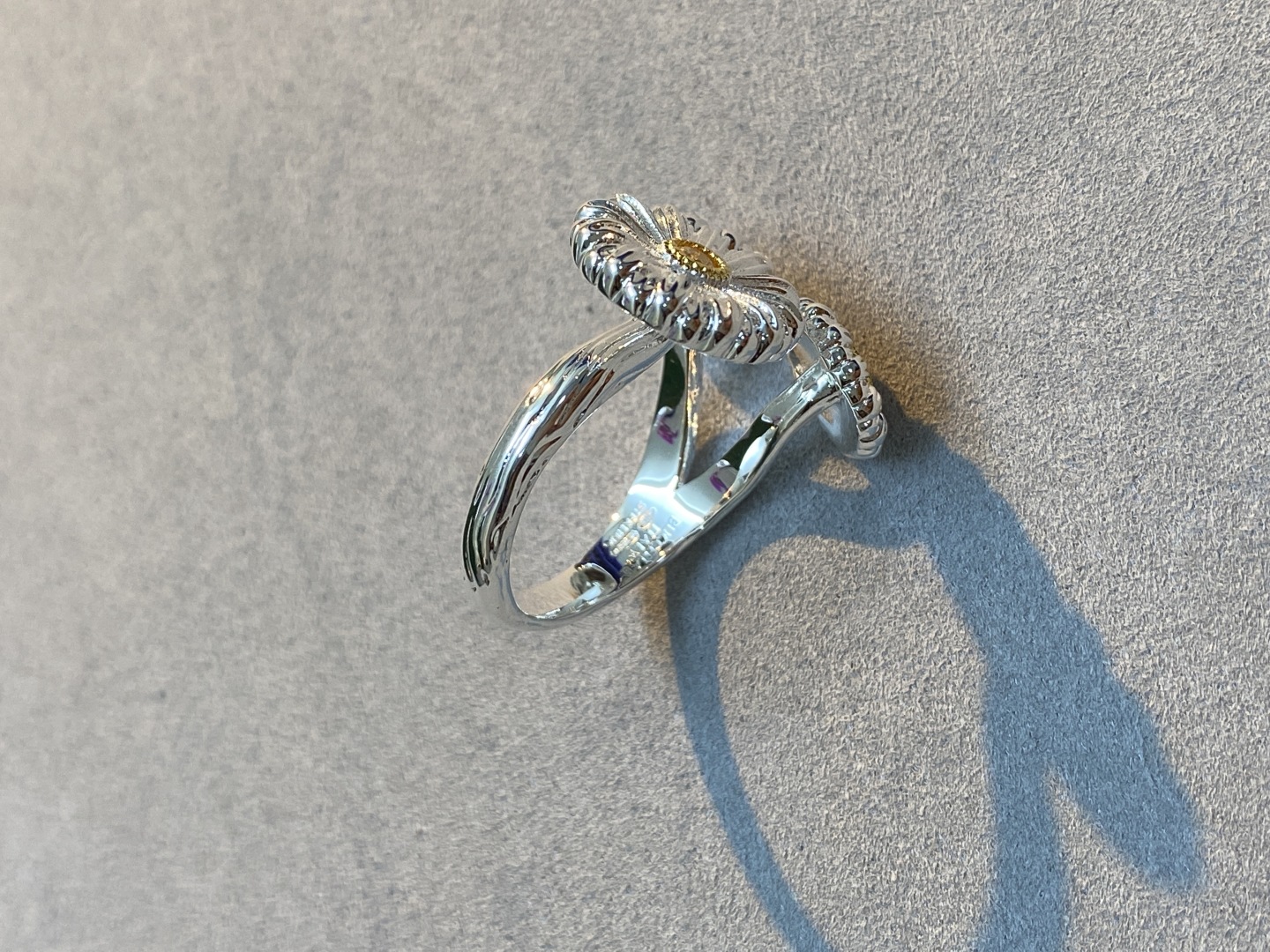 # 400 V GOLD-TO-PENETRATED BUCHILATE DIAMOND DAISIES RING OPEN - 图片 5