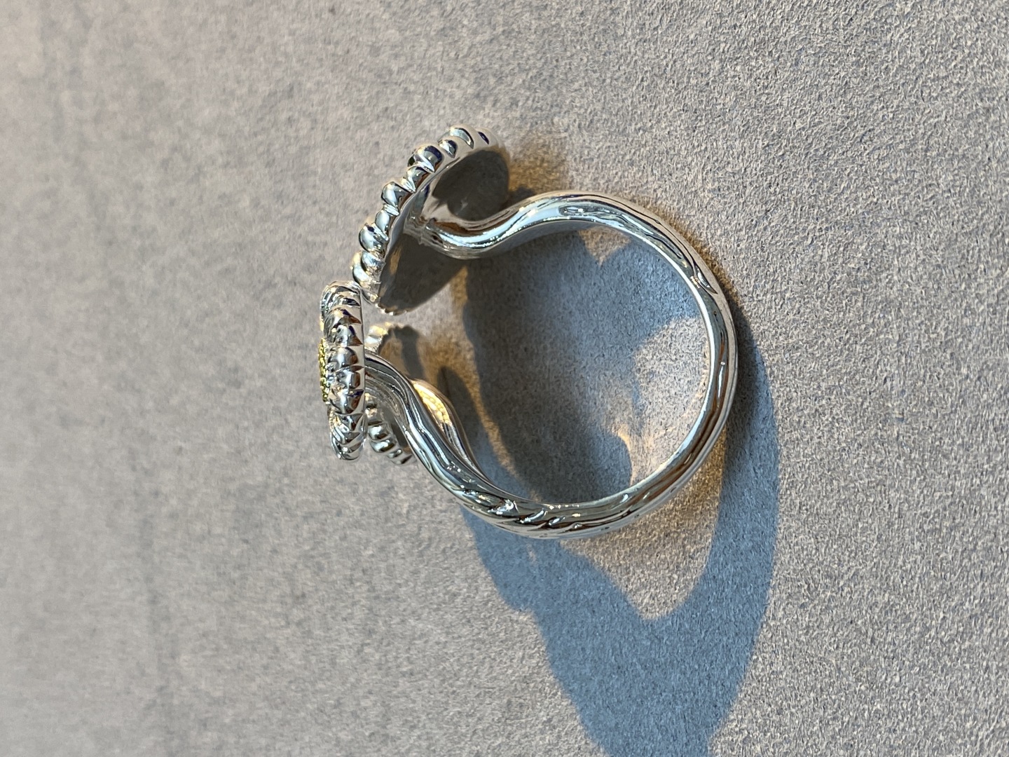 # 400 V GOLD-TO-PENETRATED BUCHILATE DIAMOND DAISIES RING OPEN - 图片 6