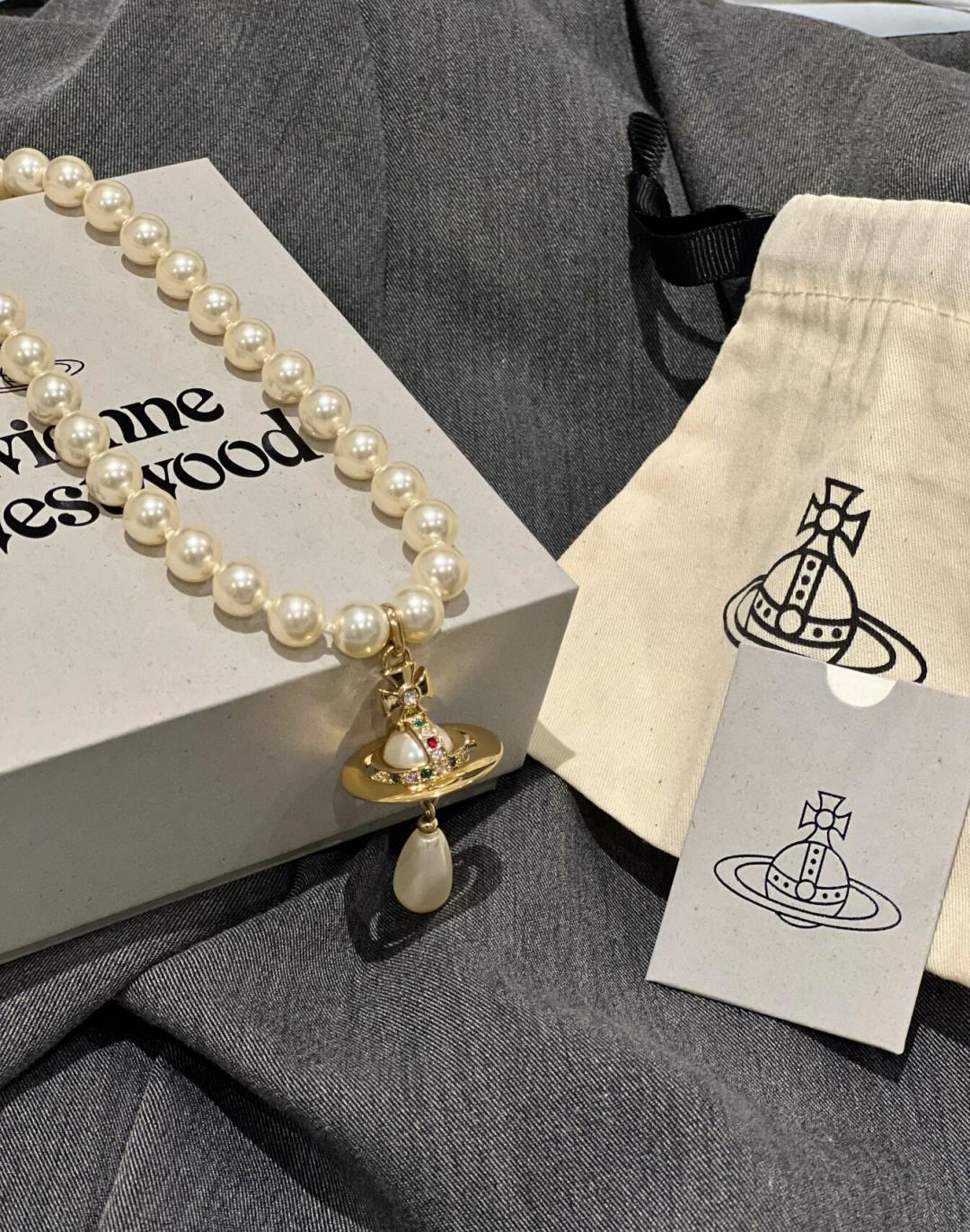 珍珠项链vivienne westwood西太后薇薇安💍英国时装设计师，时装的朋克之母！时尚潮流风格，品