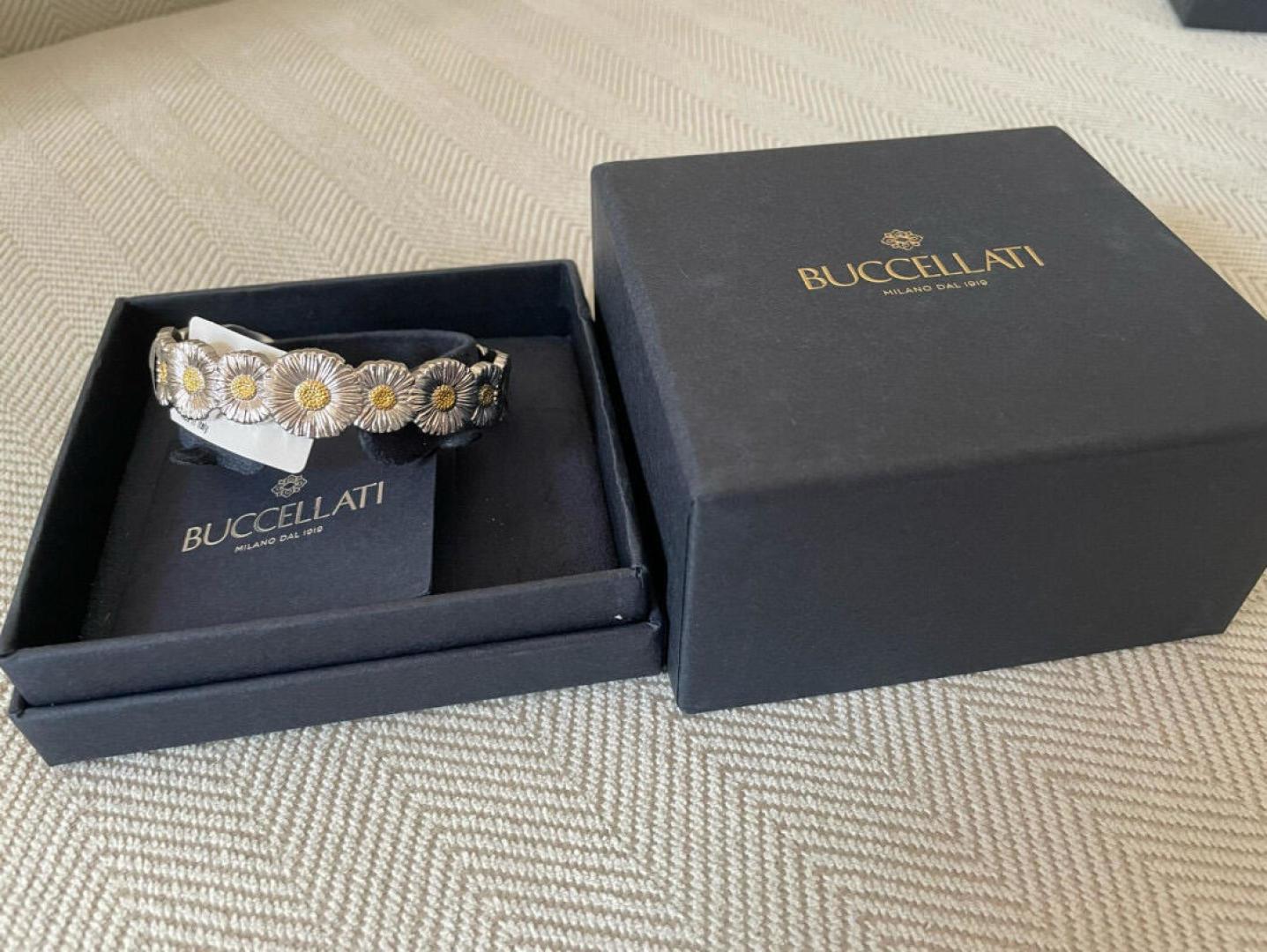 Buccellati V金材质布契拉提小雏菊手镯
