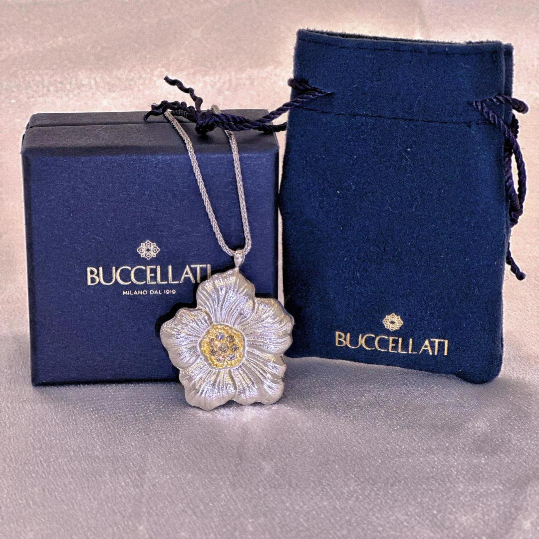 Buccellati V金材质布契拉提栀子花项链