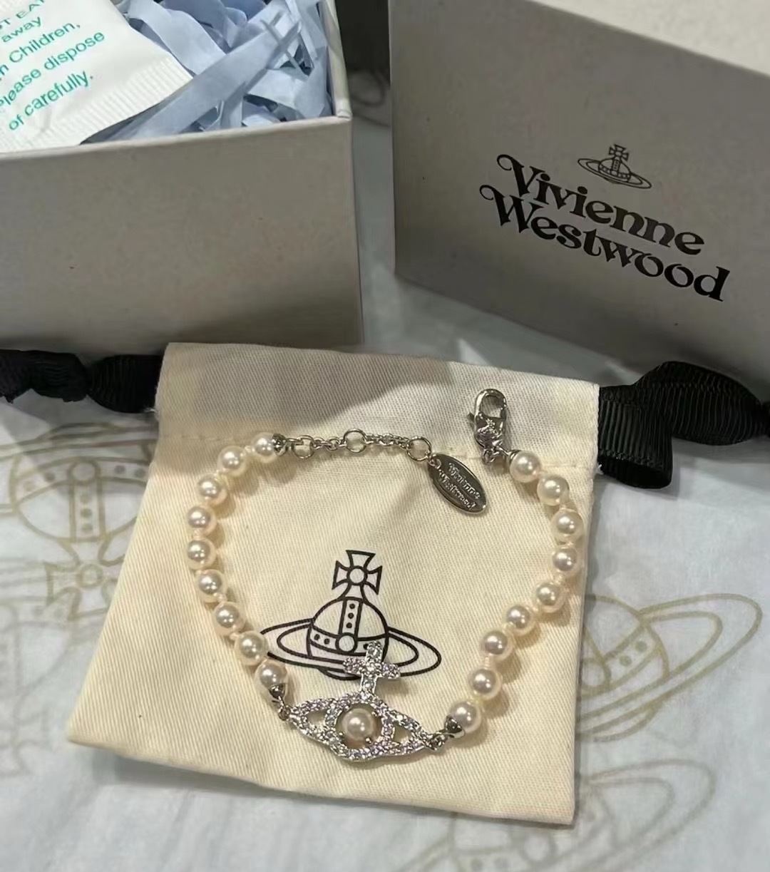 Vivienne Westwood 珍珠手链西太后【VivienneWestwood】什么是快乐星球 来