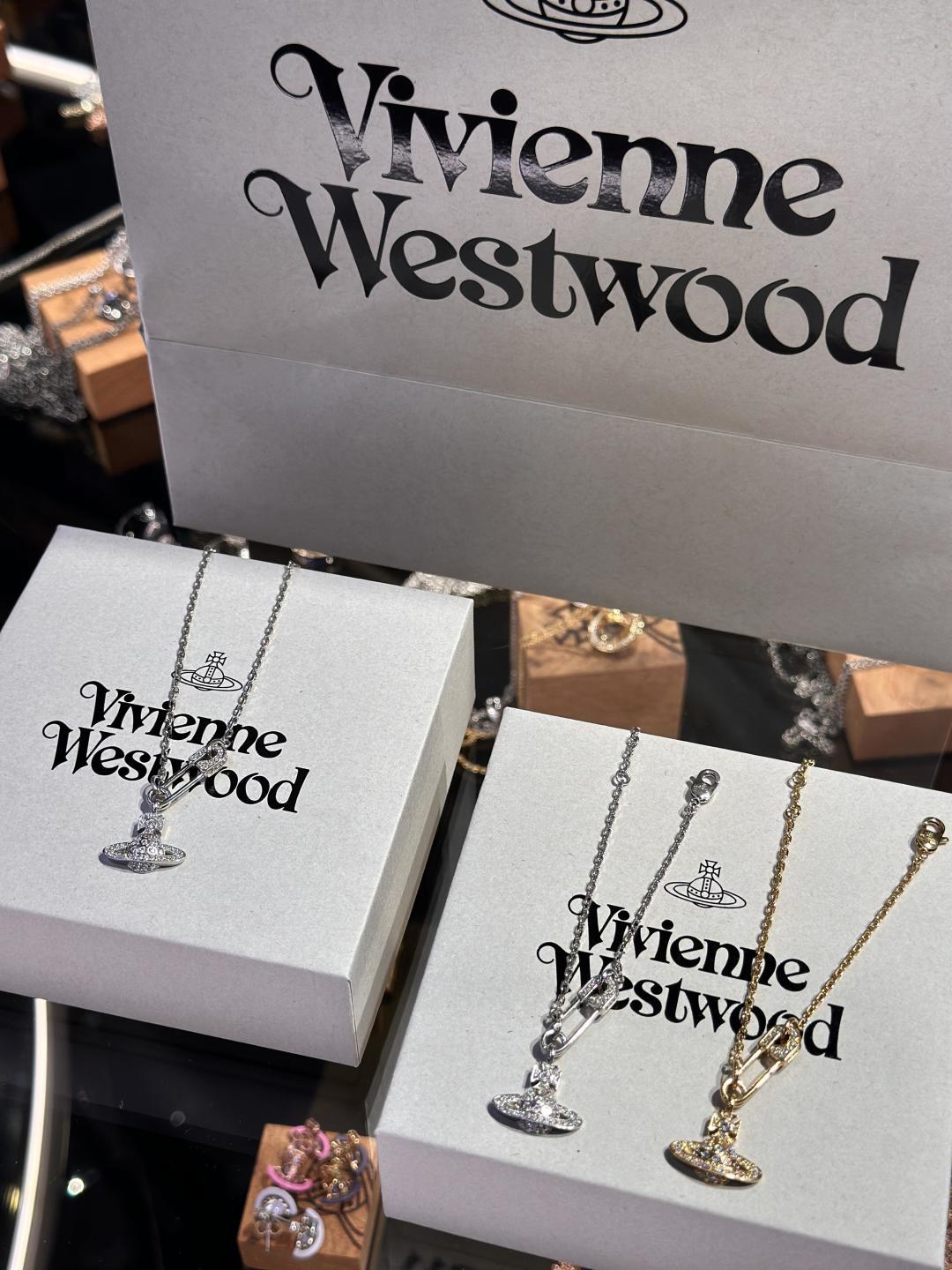 Vivienne Westwood 西太后别针满钻项链