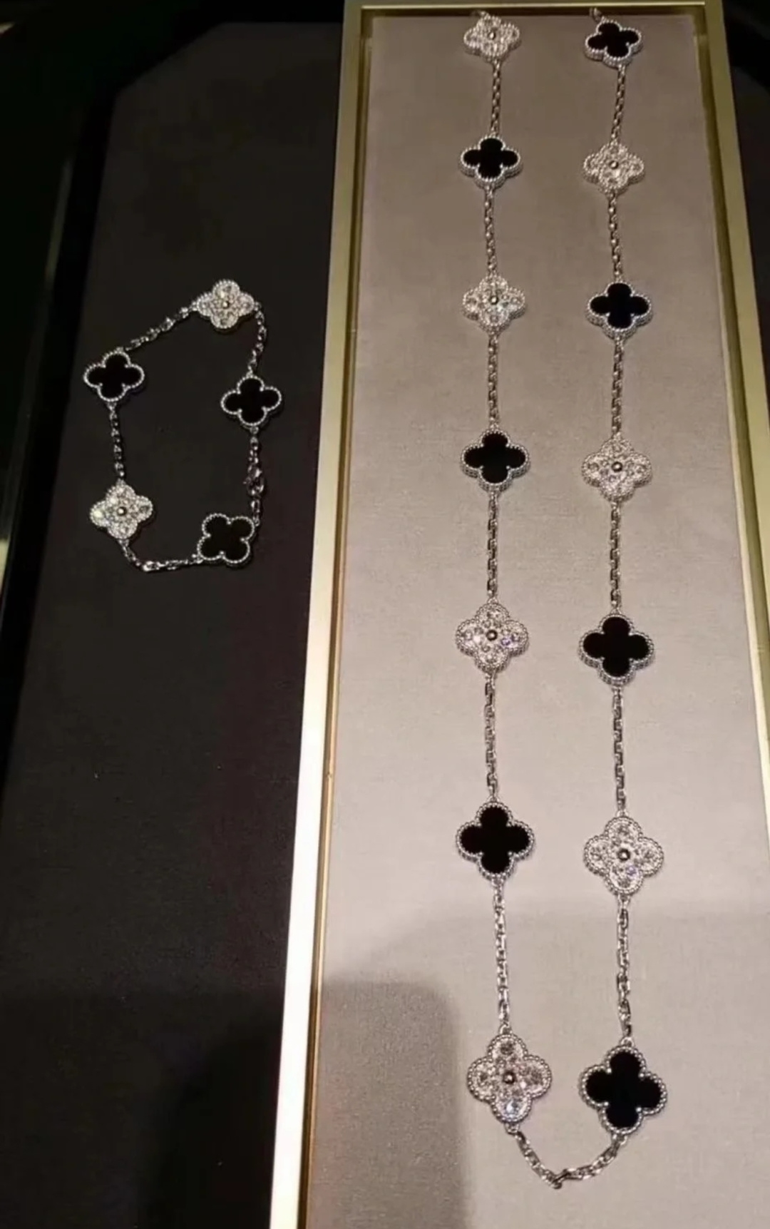 梵克雅宝 Van Cleef & Arpels 传世高定珠宝耳环项链戒指首饰 #9DE9B380 5