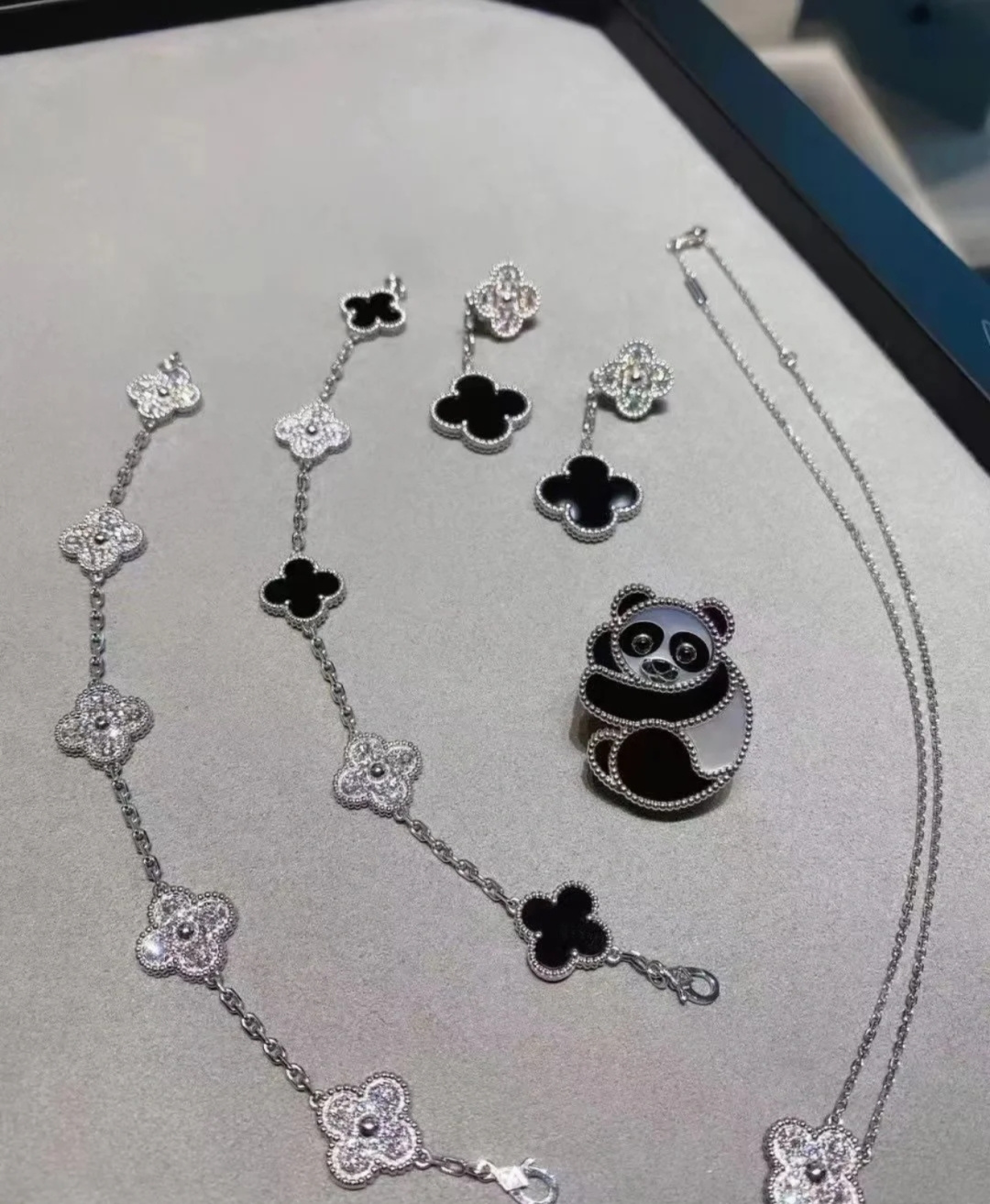 梵克雅宝 Van Cleef & Arpels 传世高定珠宝耳环项链戒指首饰 #9DE9B380 6
