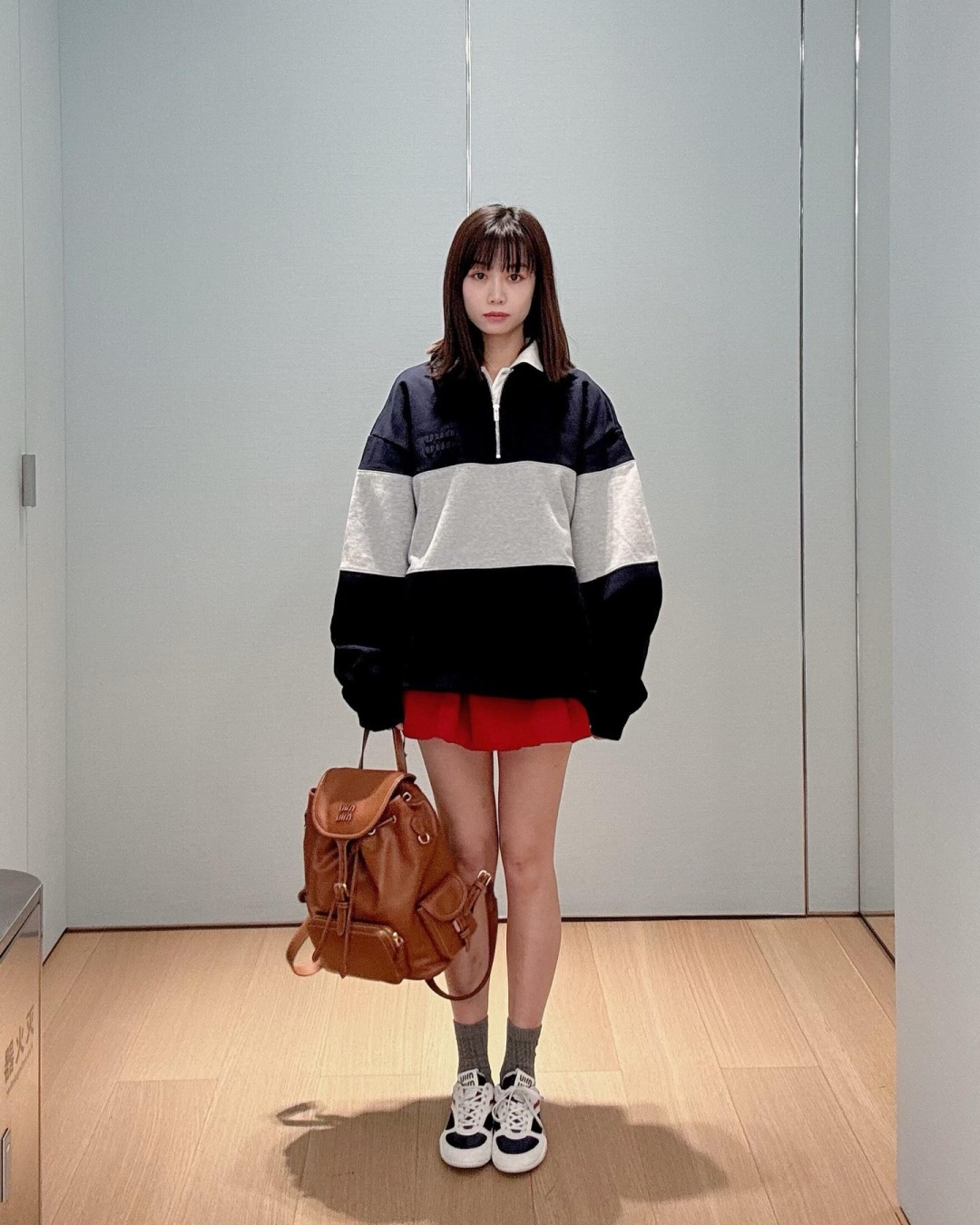 MiuMi*25NEW🩵 Wide Stripes Cotton Embroidered Shirt: Exclusive Custom Design - 图片 2