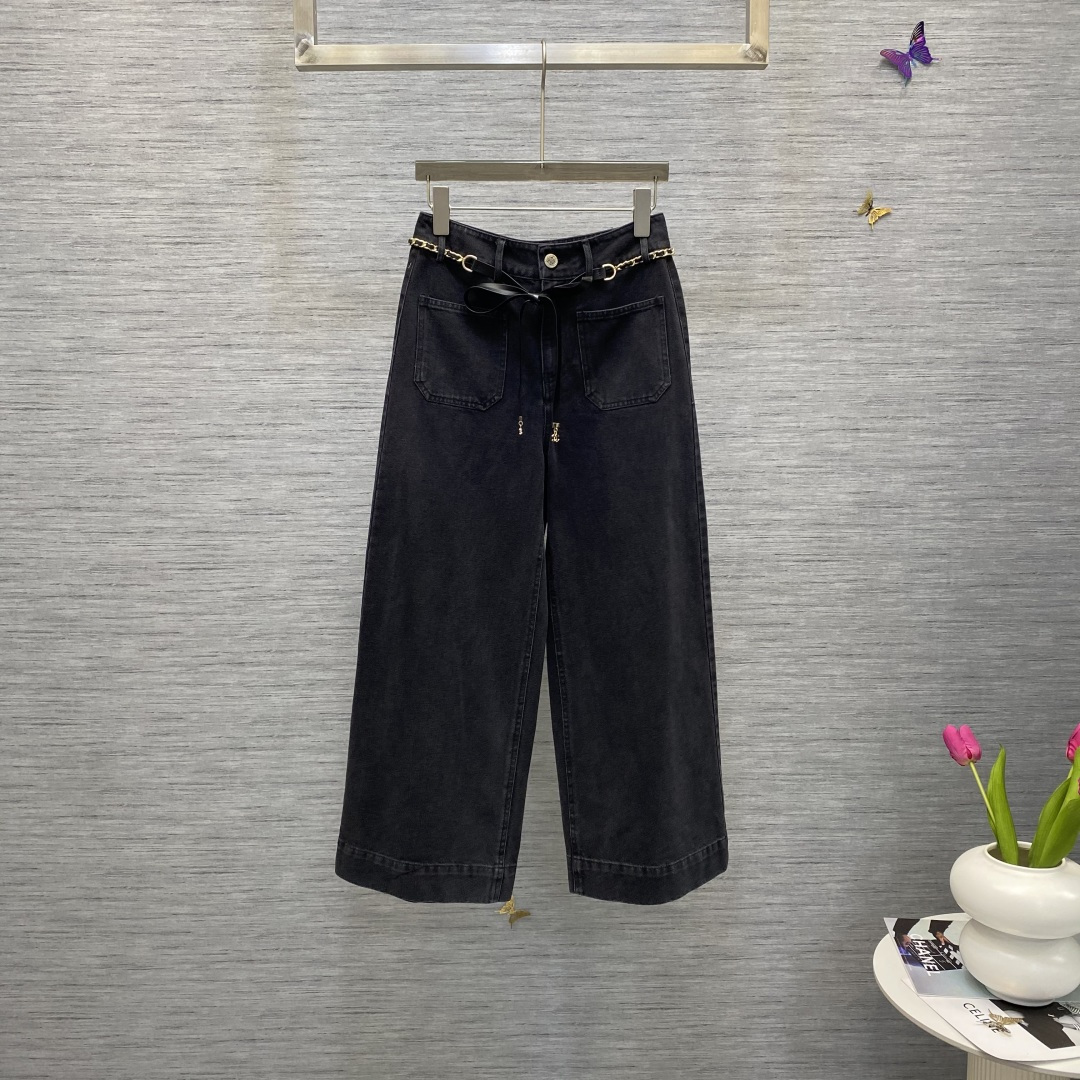 Women’s Nine-Story Suit with Belt: Single-Size Outfit in Cowboy Cotton, p.978 Fashion Trend - 图片 7