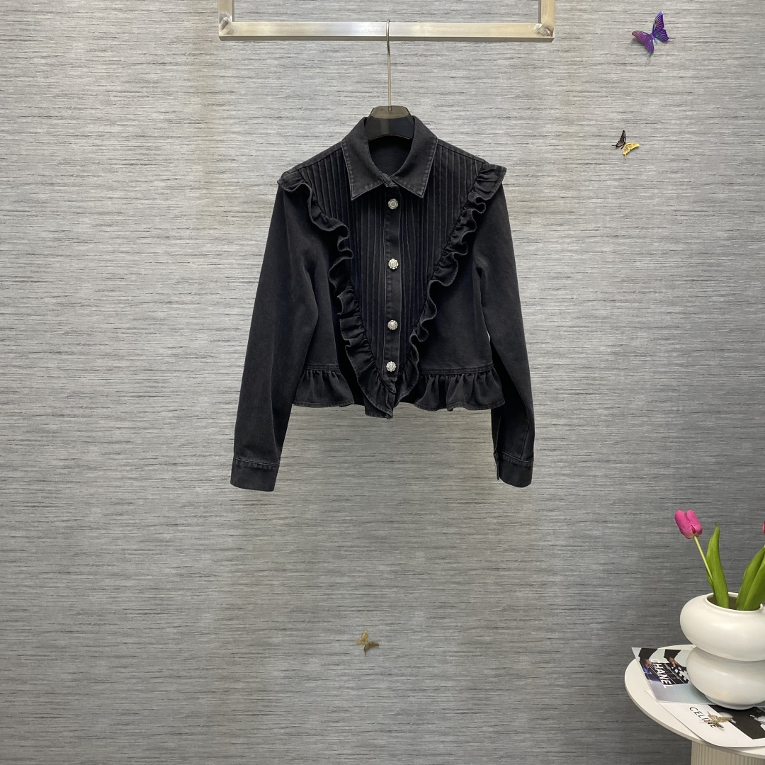 Women’s Nine-Story Suit with Belt: Single-Size Outfit in Cowboy Cotton, p.978 Fashion Trend - 图片 8