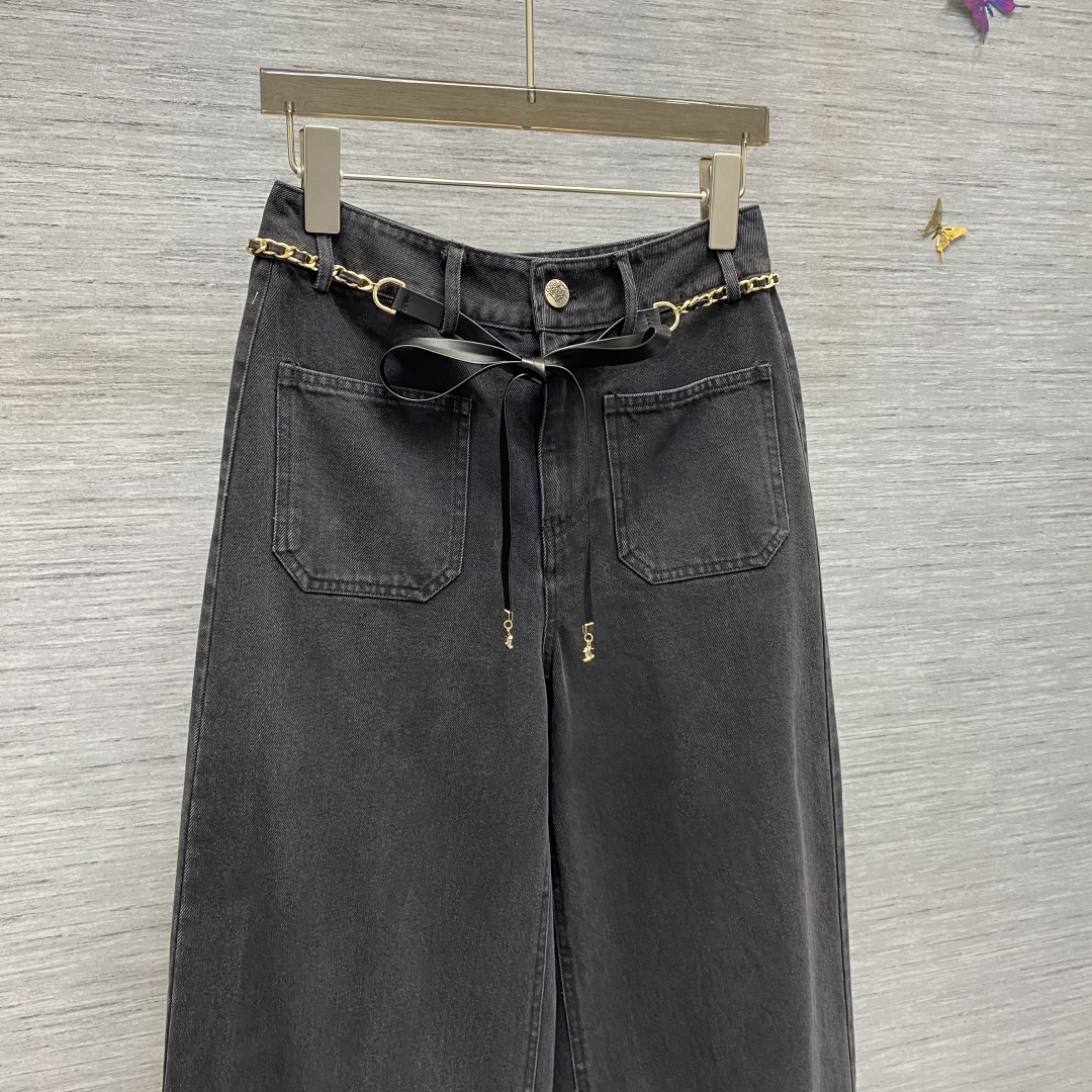 Women’s Nine-Story Suit with Belt: Single-Size Outfit in Cowboy Cotton, p.978 Fashion Trend - 图片 3