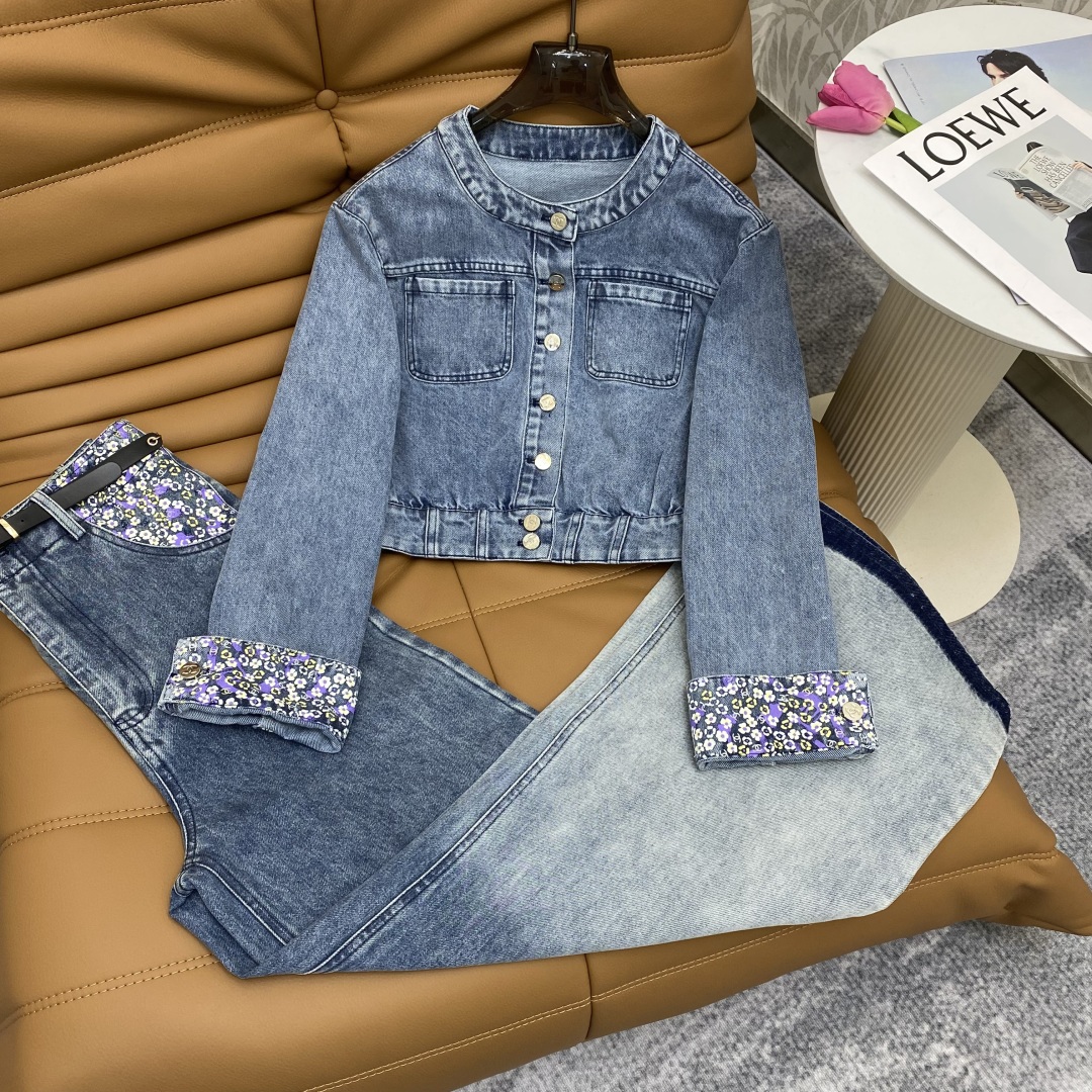 P978 Original Women’s Suit: Heavy-Worker Style with Wide-Legged Pants and Advanced Fabric - 图片 1