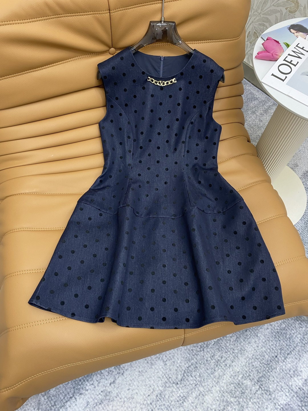 P732 Original Scrap Women’s Dress with Metal Chain Tweeded Coats Packaging - 图片 3