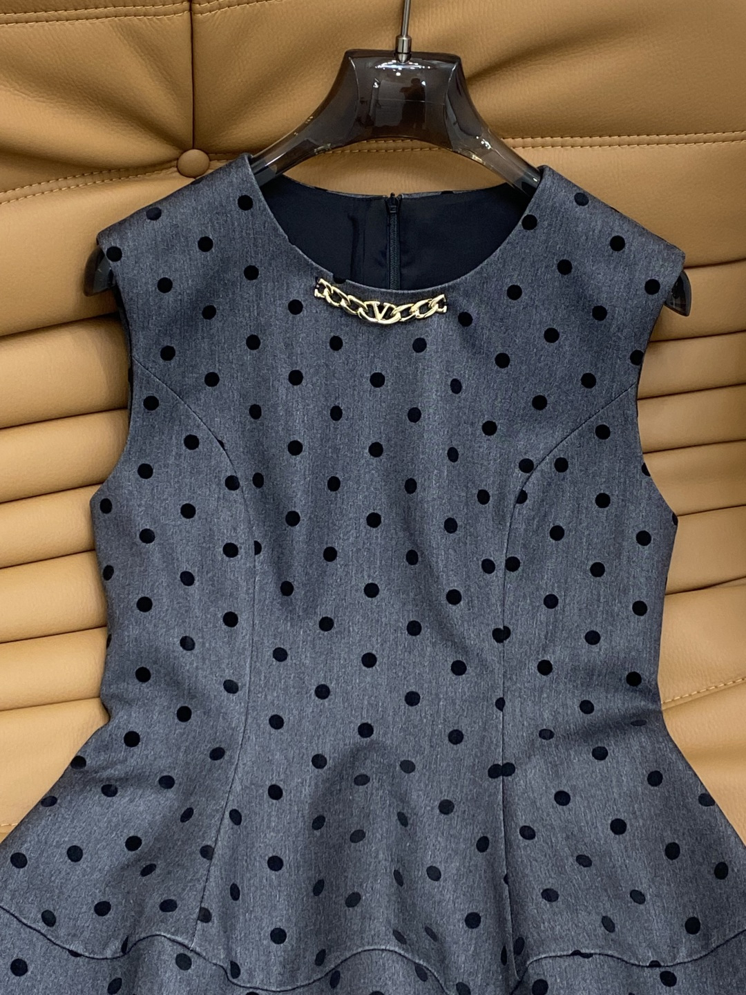 P732 Original Scrap Women’s Dress with Metal Chain Tweeded Coats Packaging - 图片 7