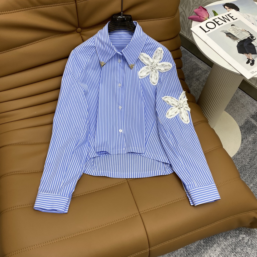 “New Women’s Dress with Air-Rolled Heavy Collapse Design in Fashion Striped Cotton Fabric” - 图片 3