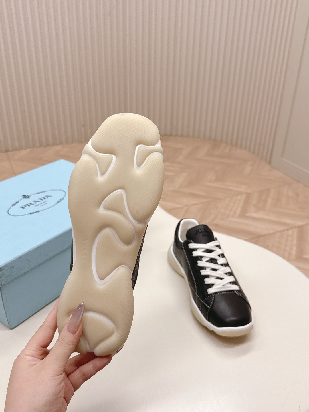 Prada 25SS Leather Sneakers - Stylish, Comfortable, and Breathable Design 10 cmp i1745222906928 1491 0 8