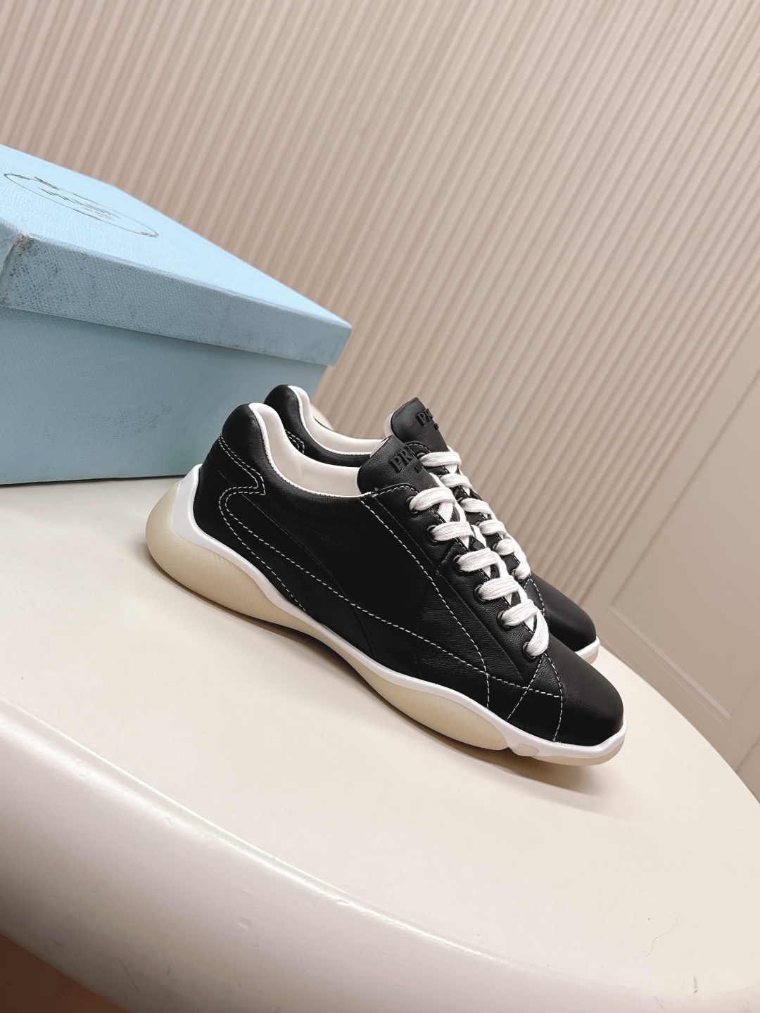 Prada 25SS Leather Sneakers - Stylish, Comfortable, and Breathable Design 4 cmp i1745222906931 2845 0 1